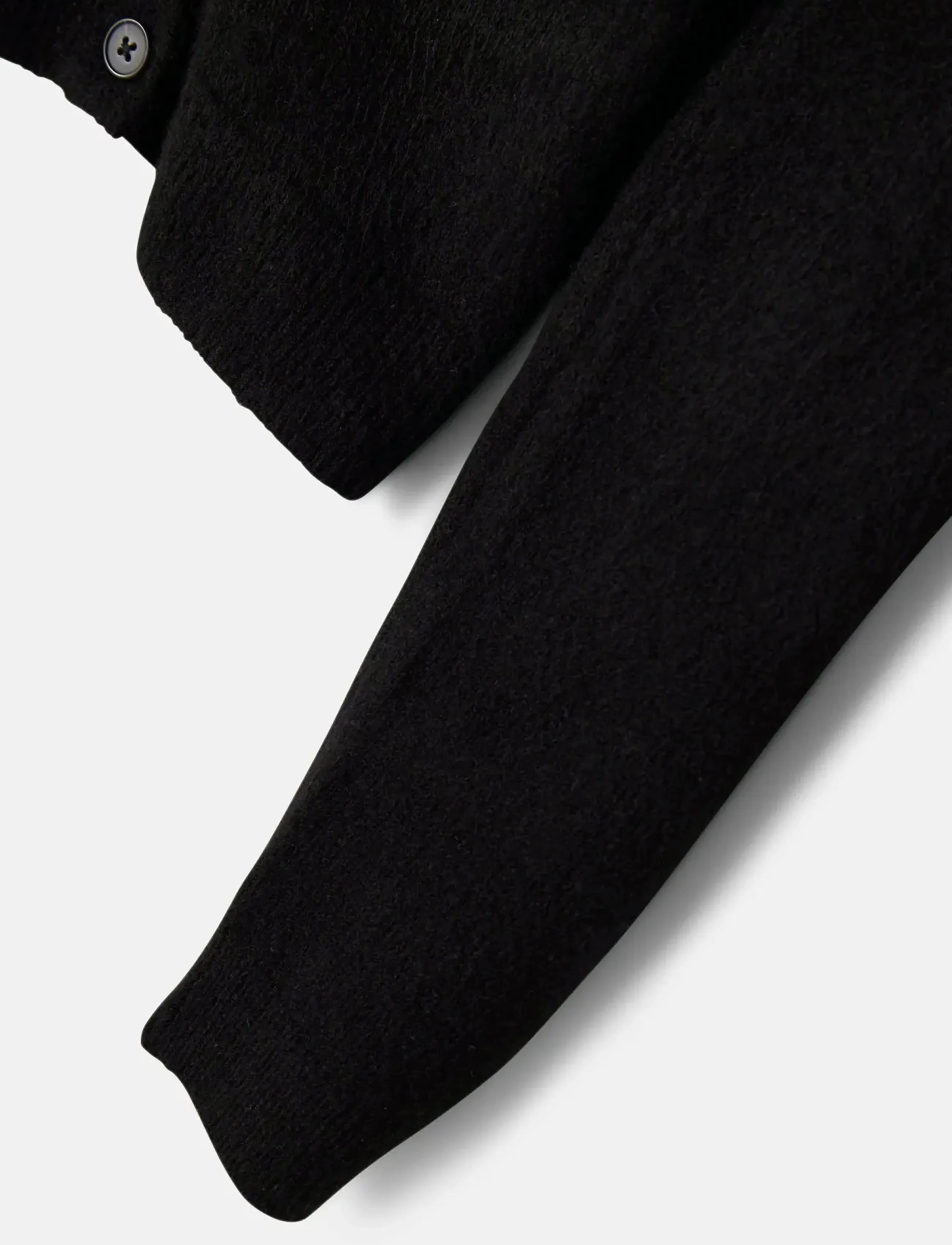 LMTD - NLFLODET LS SHORT S KNIT CARDIGAN NOOS - cardigans - black - 5