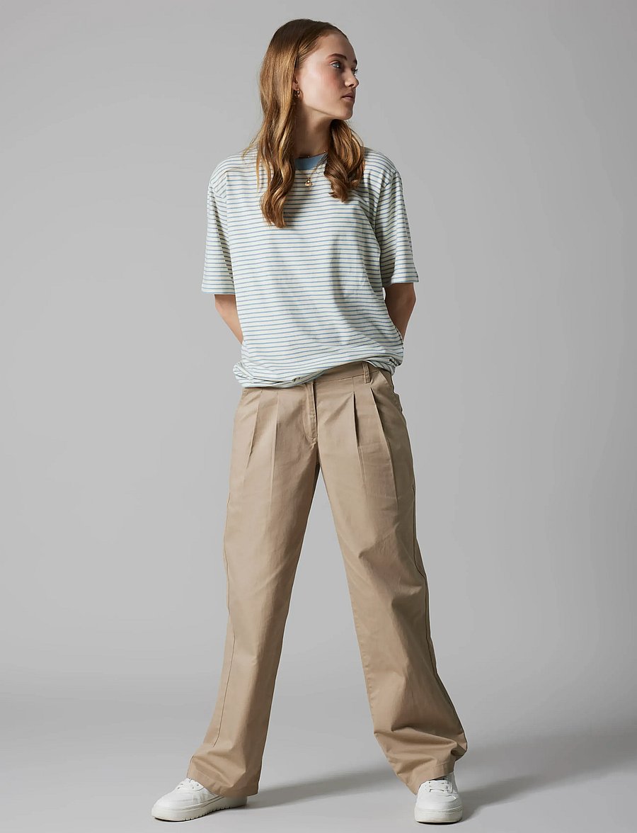 LMTD - NLFLYNDT LW PLEAT LOOSE PANT NOOS - einkaufen nach alter von - savannah tan - 3