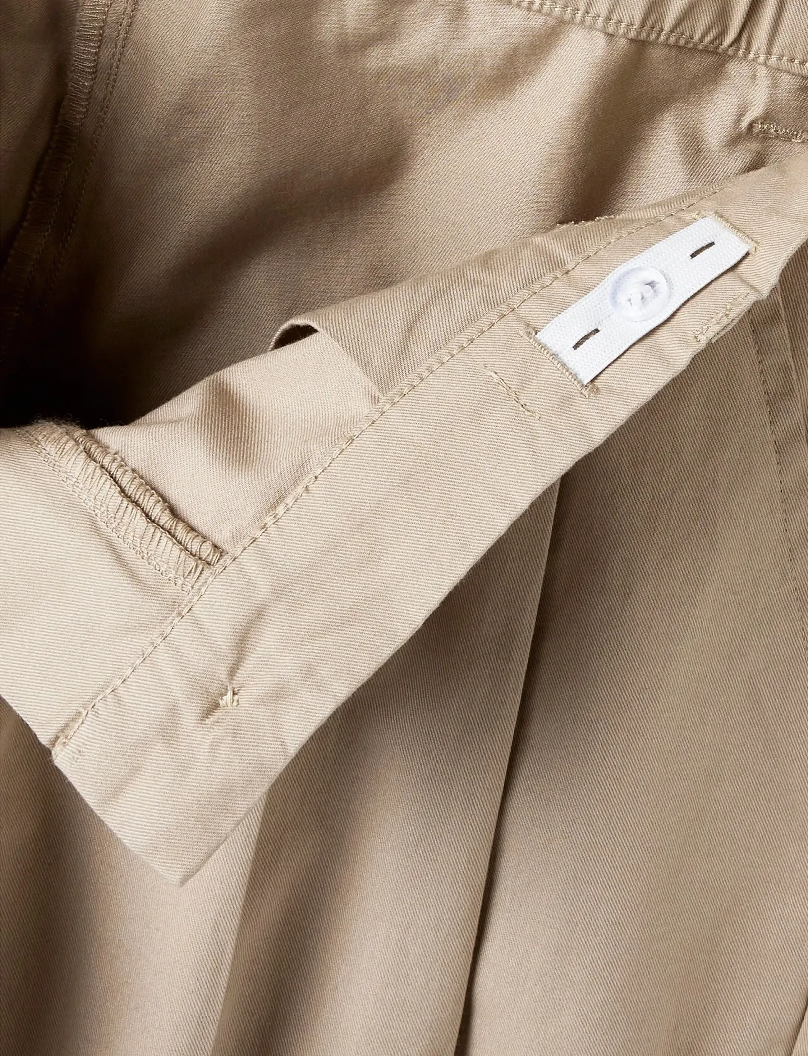 LMTD - NLFLYNDT LW PLEAT LOOSE PANT NOOS - bukser - savannah tan - 4