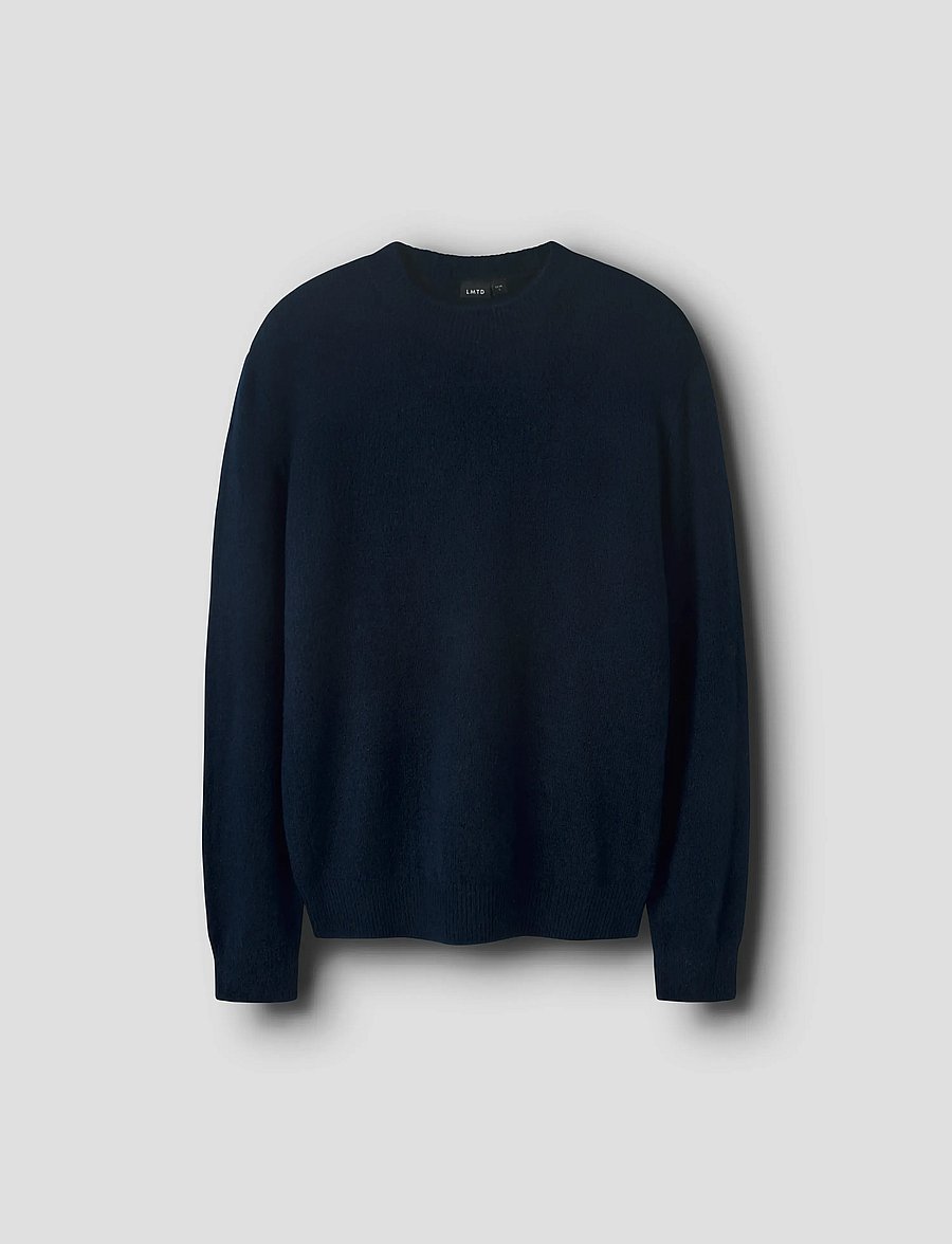 LMTD - NLMLODETT LS O-NECK KNIT - pullover - dark sapphire - 0