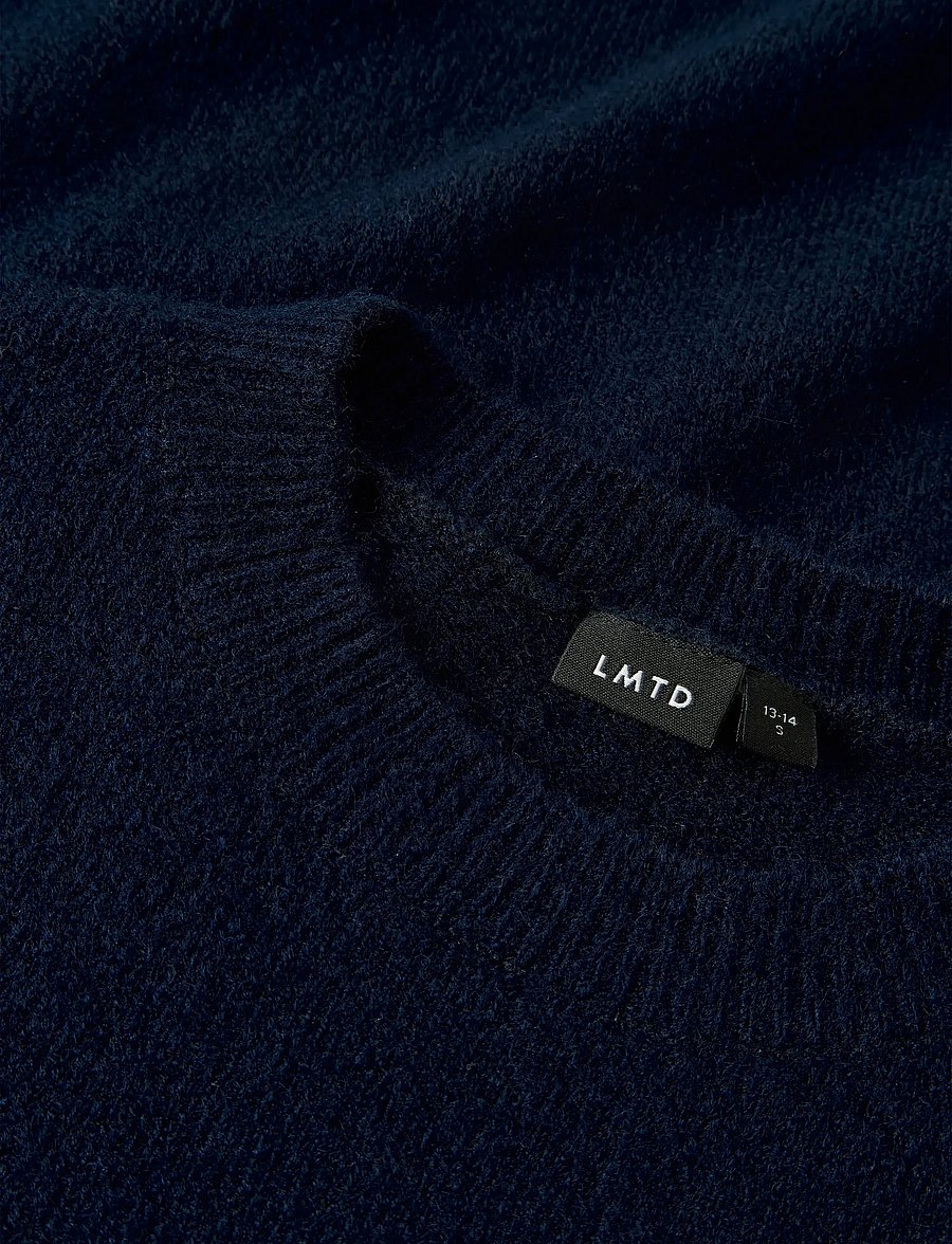 LMTD - NLMLODETT LS O-NECK KNIT - pullover - dark sapphire - 4