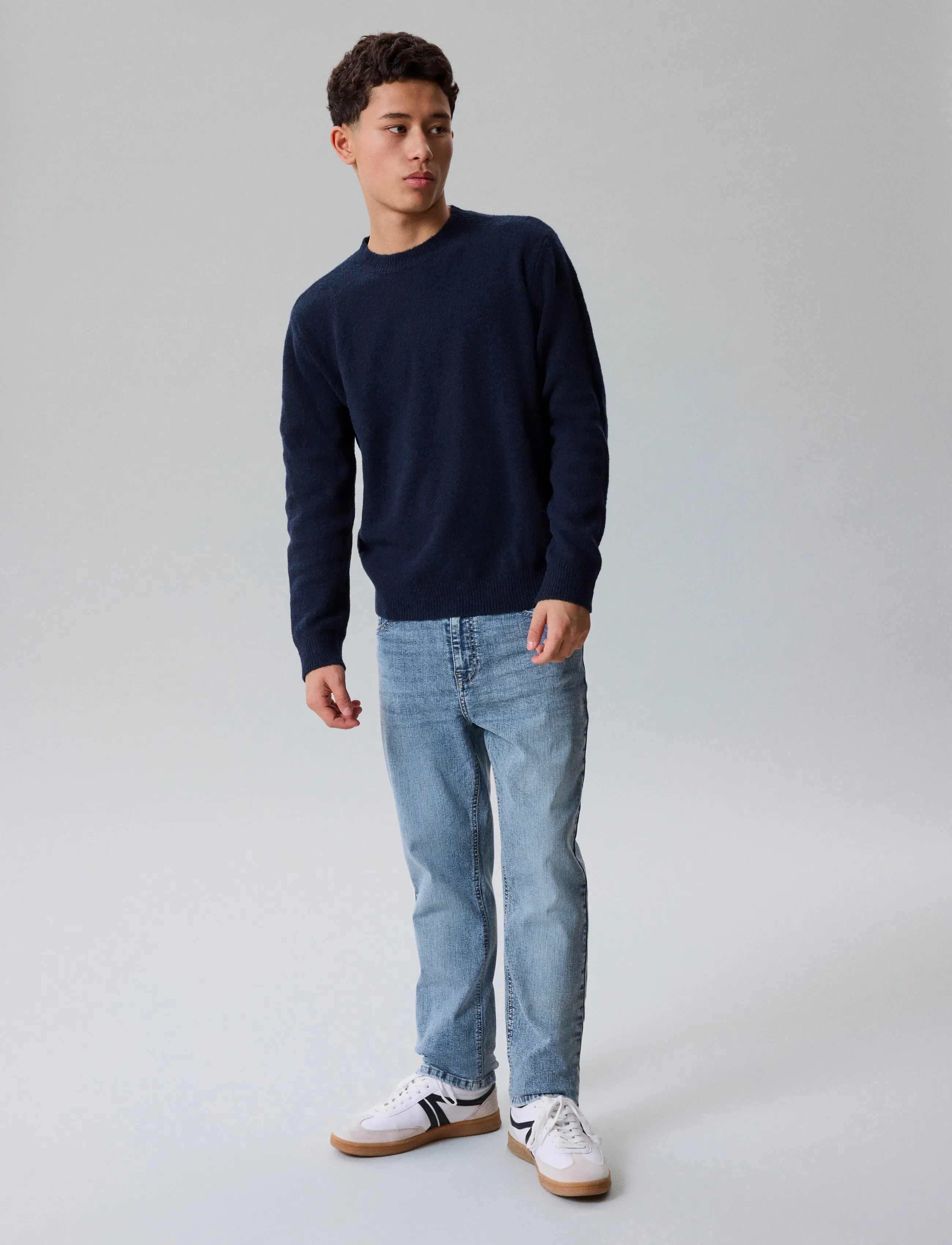 LMTD - NLMLODETT LS O-NECK KNIT - dark sapphire - 5