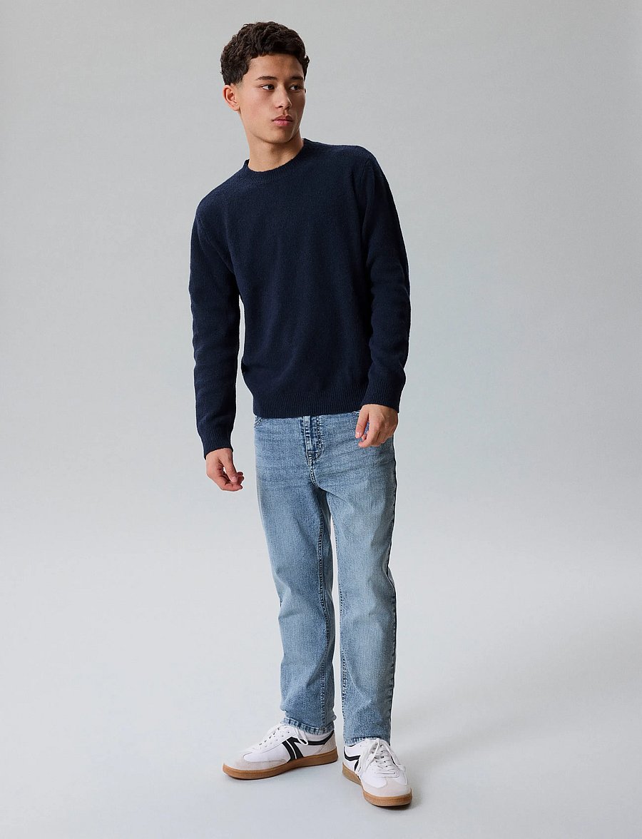 LMTD - NLMLODETT LS O-NECK KNIT - pullover - dark sapphire - 5