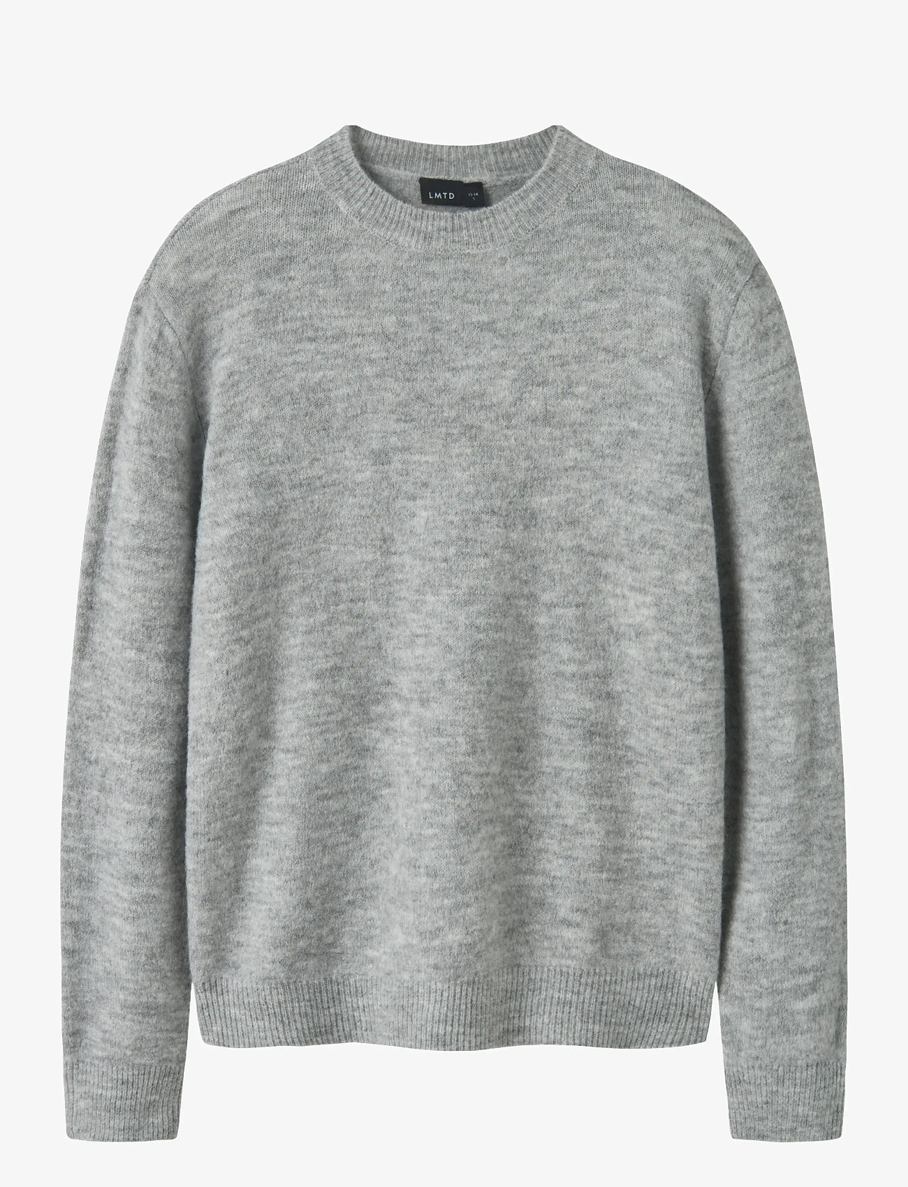 LMTD - NLMLODETT LS O-NECK KNIT - peysur - light grey melange - 1