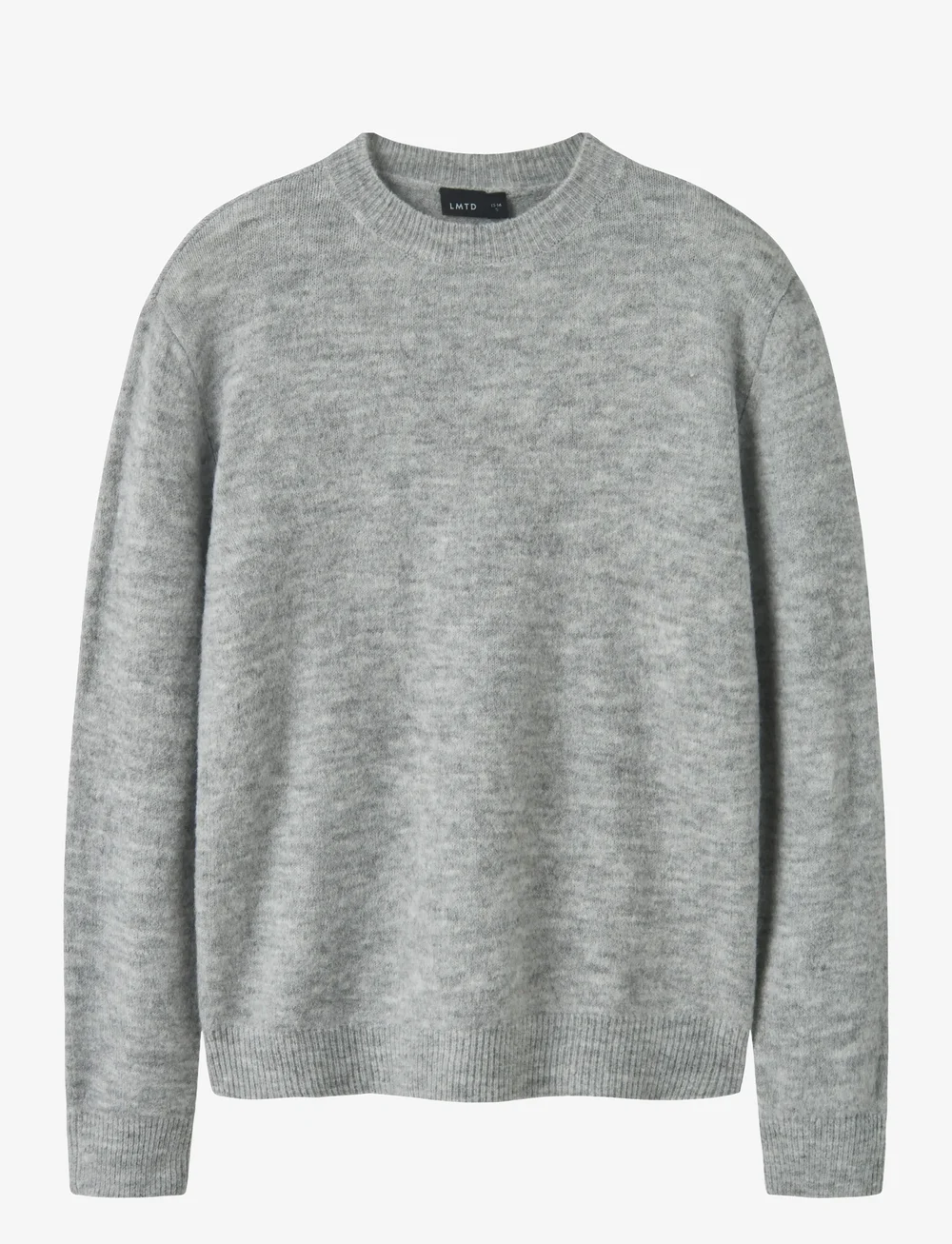 LMTD - NLMLODETT LS O-NECK KNIT - stickade tröjor - light grey melange - 1