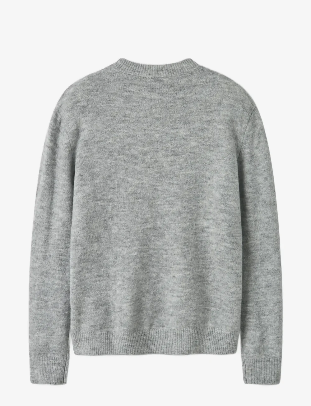 LMTD - NLMLODETT LS O-NECK KNIT - stickade tröjor - light grey melange - 2
