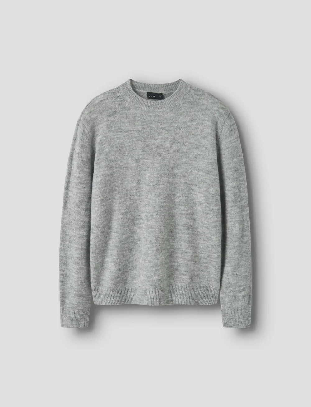 LMTD - NLMLODETT LS O-NECK KNIT - stickade tröjor - light grey melange - 0
