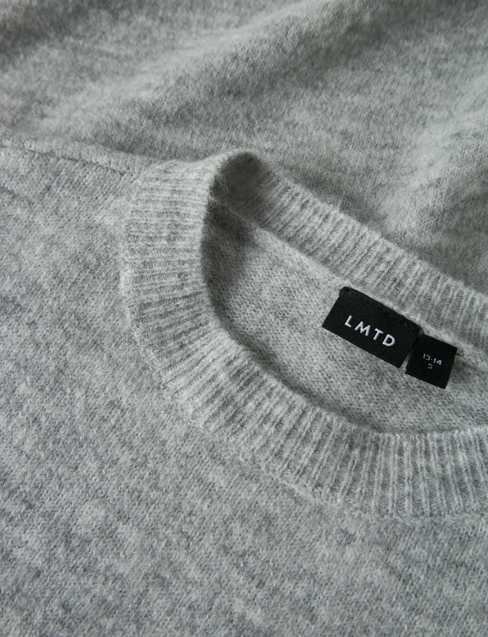 LMTD - NLMLODETT LS O-NECK KNIT - stickade tröjor - light grey melange - 3