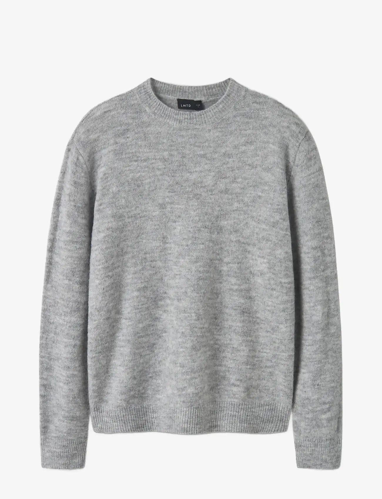 LMTD - NLMLODETT LS O-NECK KNIT - peysur - light grey melange - 3
