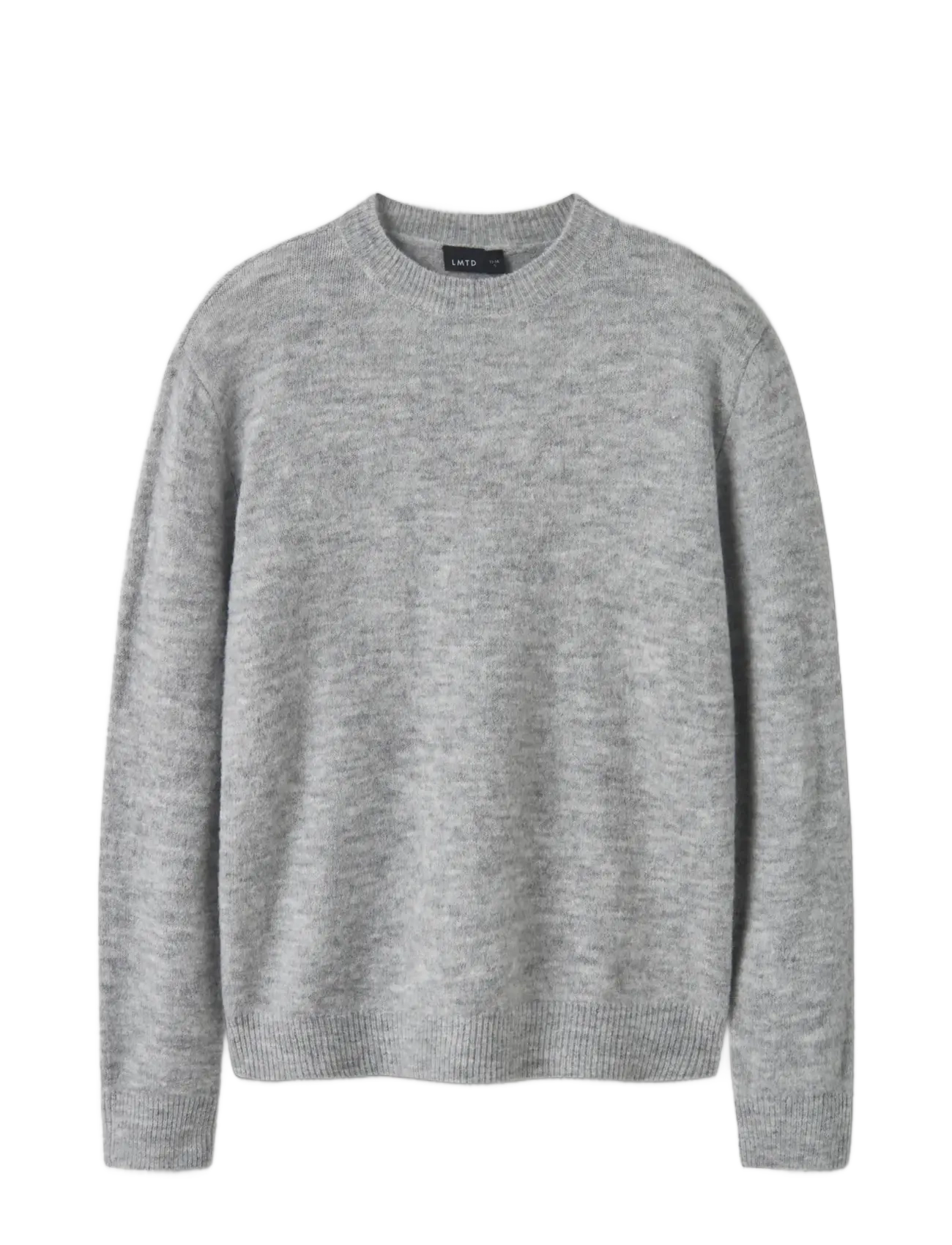 LMTD - NLMLODETT LS O-NECK KNIT - pullover - light grey melange - 3