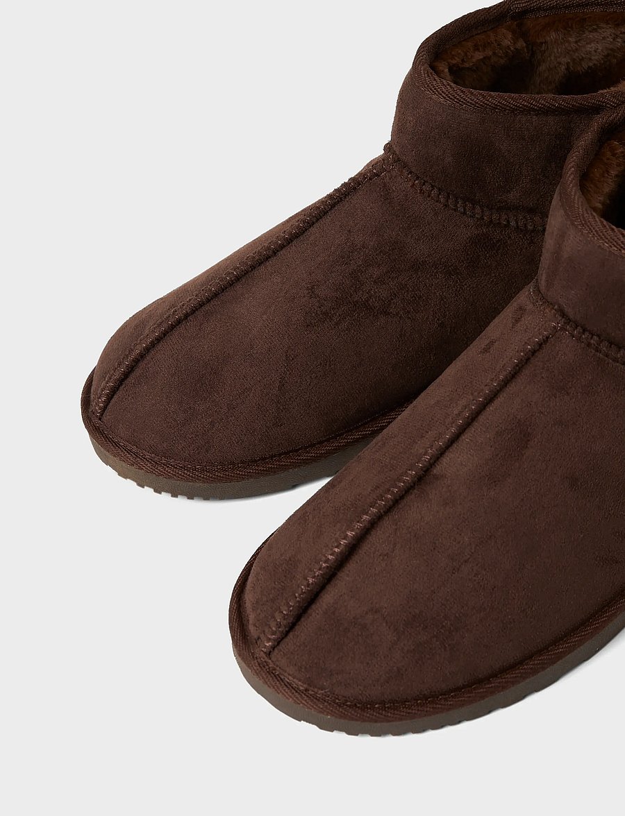 LMTD - NLNTEDEO MIDI BOOTS - vinterstøvler - black coffee - 2