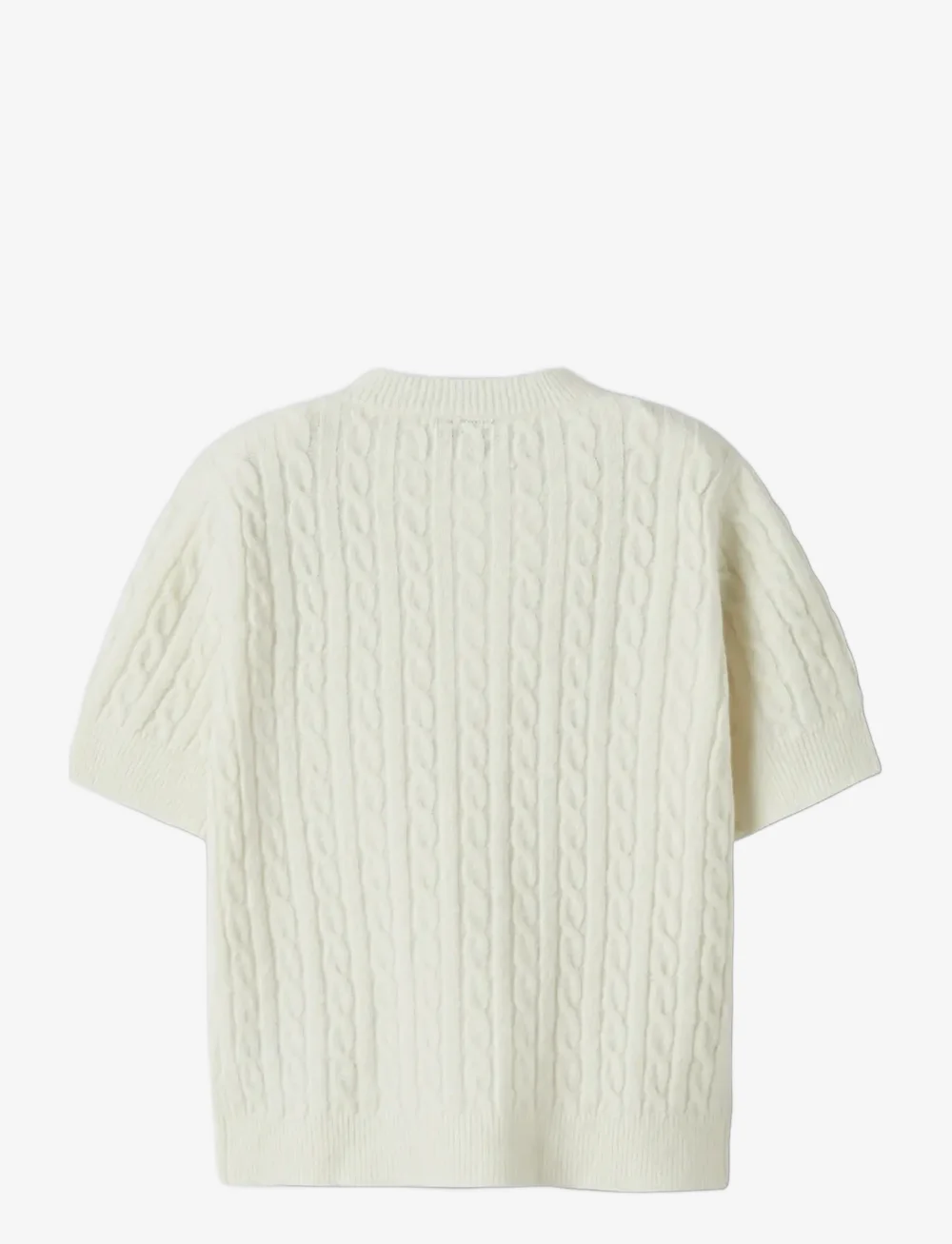 LMTD - NLFKAVE SS SHORT S KNIT CARDIGAN - koftor - antique white - 1