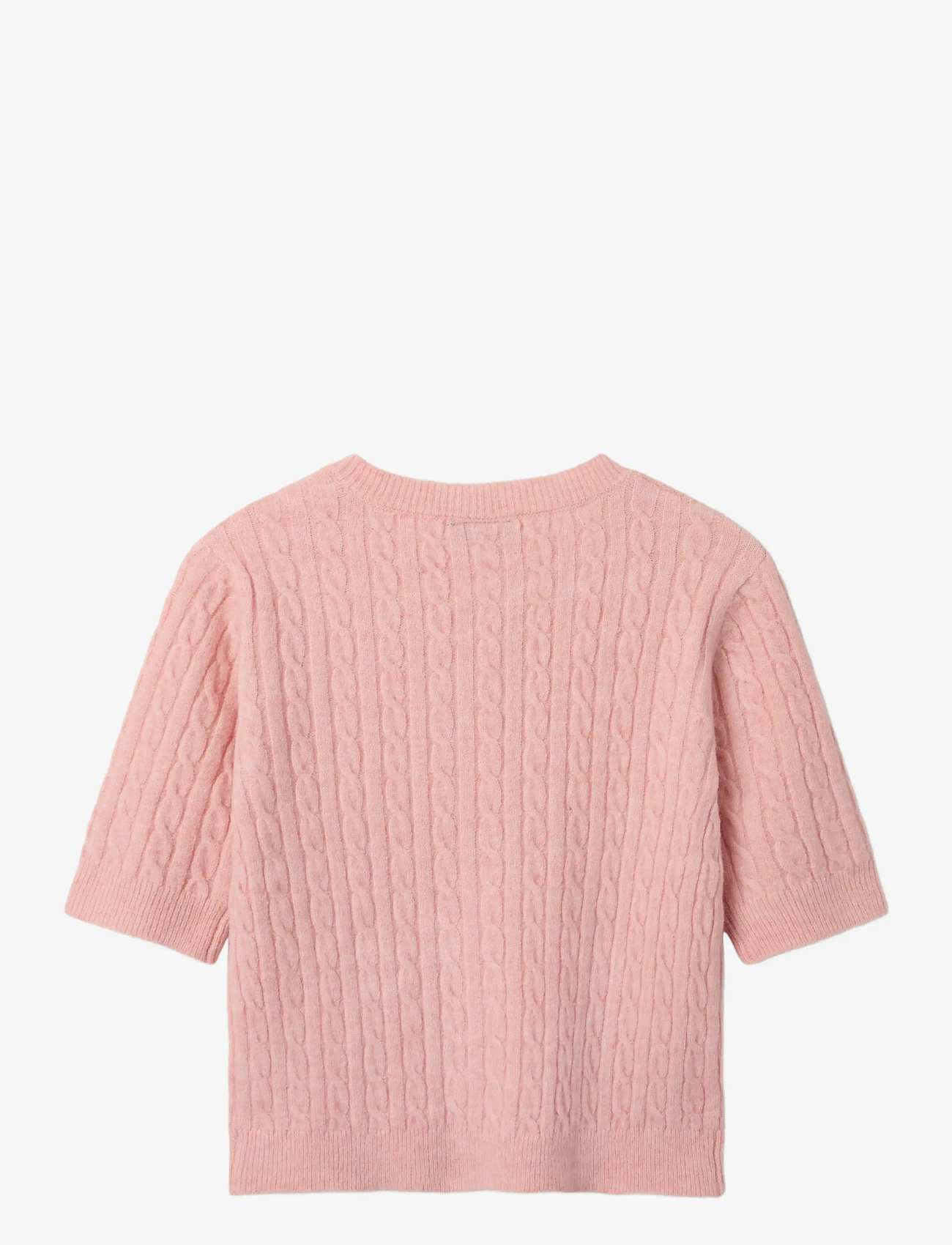 LMTD - NLFKAVE SS SHORT S KNIT CARDIGAN - koftor - crystal pink - 1