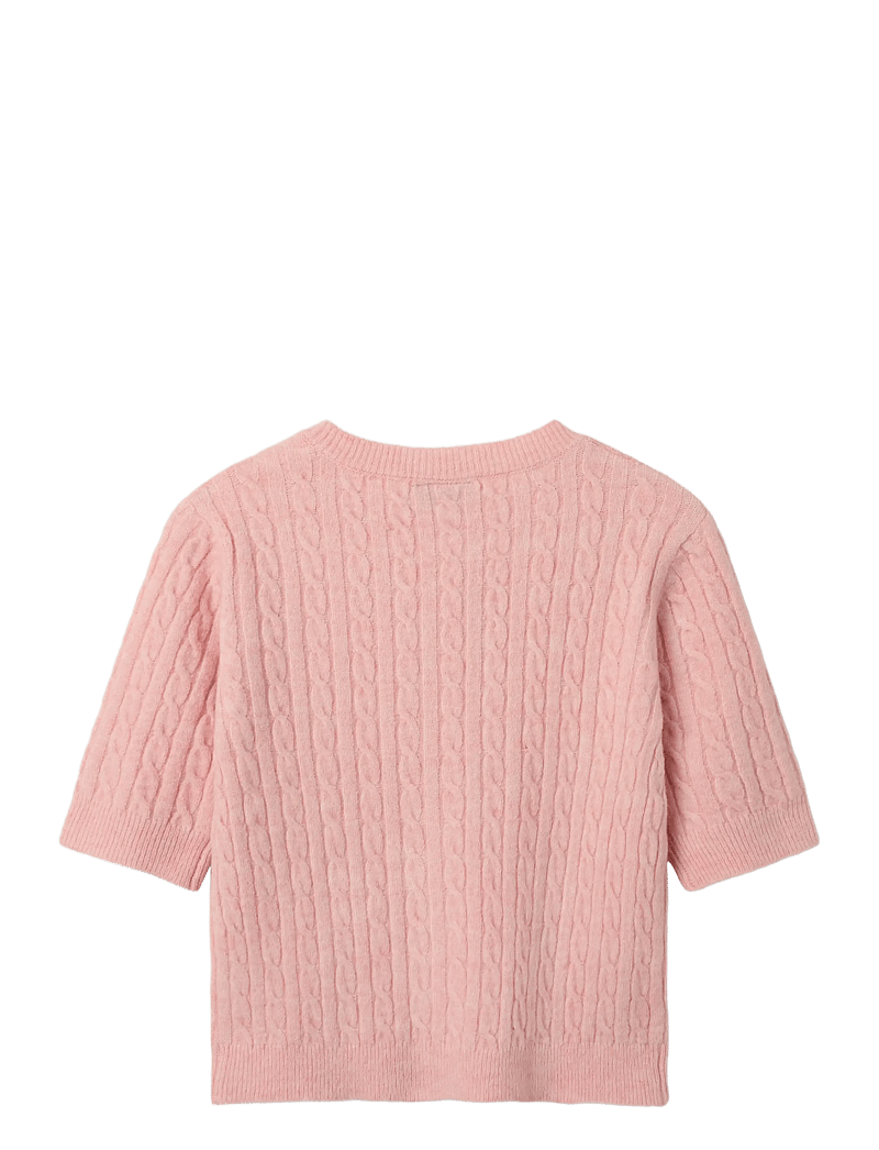 LMTD - NLFKAVE SS SHORT S KNIT CARDIGAN - koftor - crystal pink - 1
