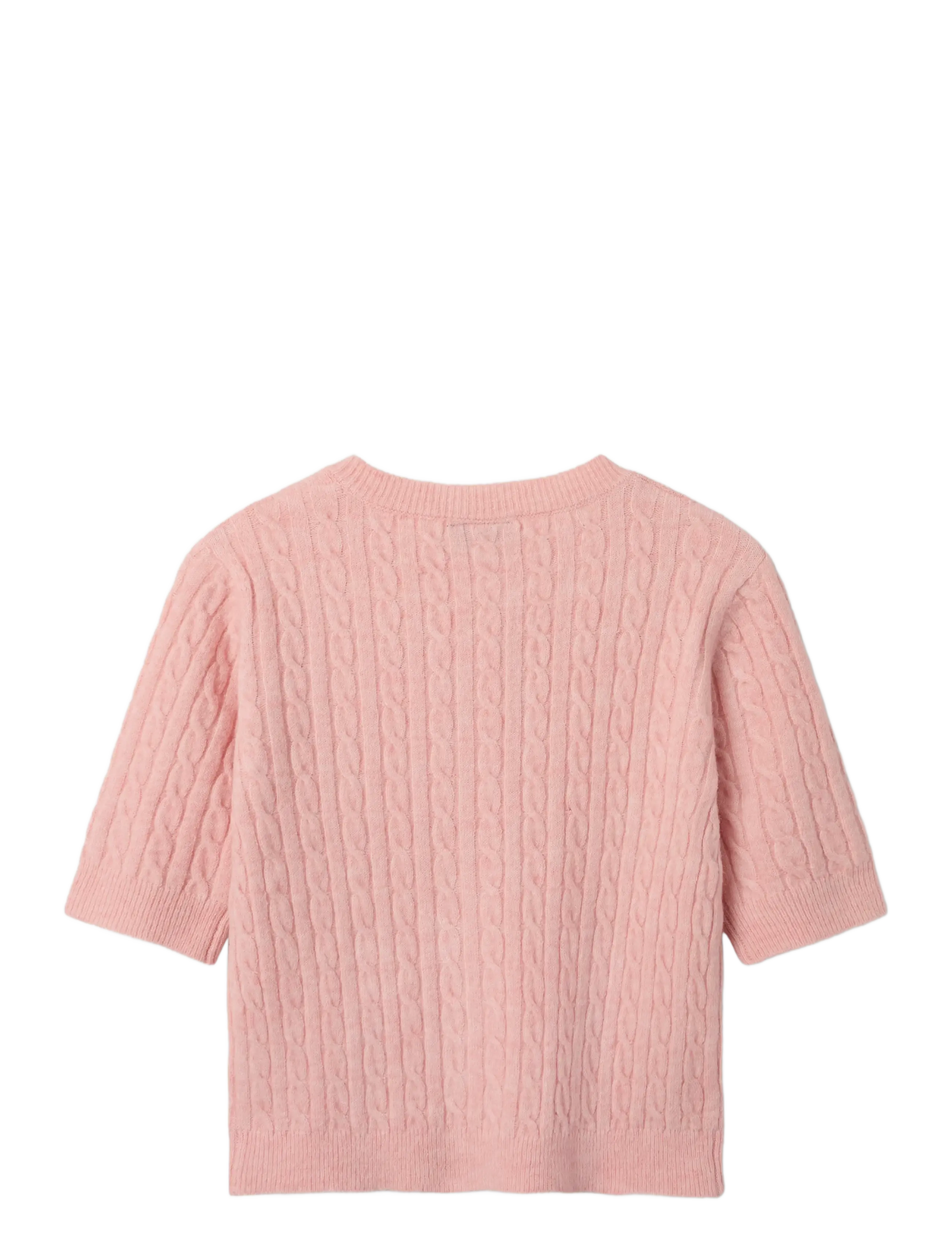 LMTD - NLFKAVE SS SHORT S KNIT CARDIGAN - kardiganid - crystal pink - 1