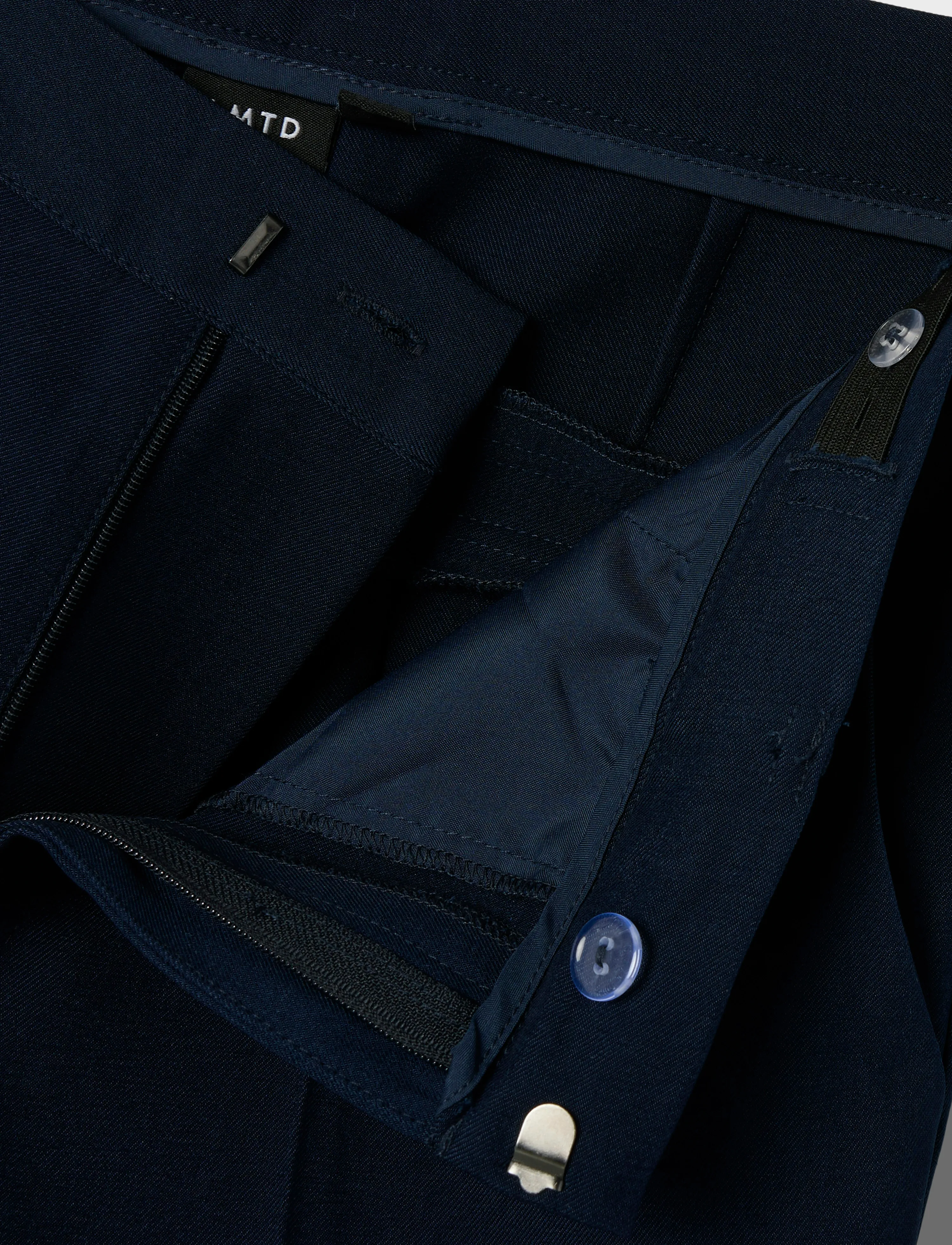 LMTD - NLMMORTEN SLIM PANT NOOS - chinosy - navy blazer - 3