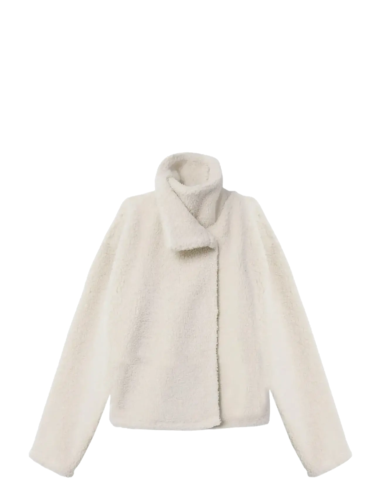 LMTD NLFBETTY LS SHORT JACKET - Útiföt - TURTLEDOVE / white