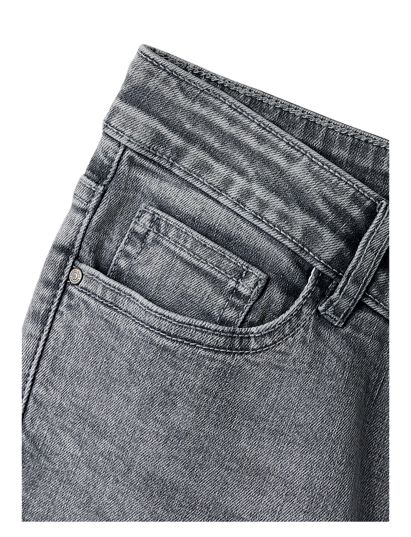 LMTD - NLFBLIBLING DNM S LW FLARED PANT - bootcut jeans - light grey denim - 2