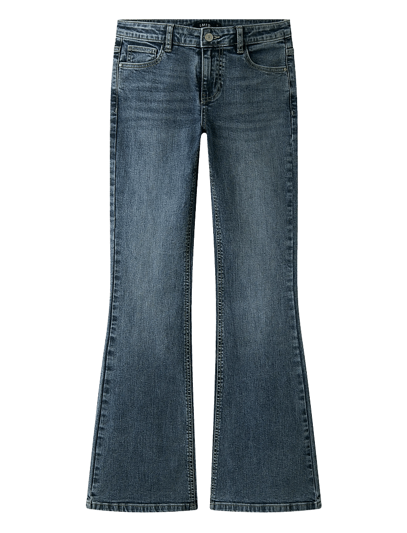 LMTD - NLFBLIBLING DNM S LW FLARED PANT - dżinsy typu bootcut - medium blue denim - 1