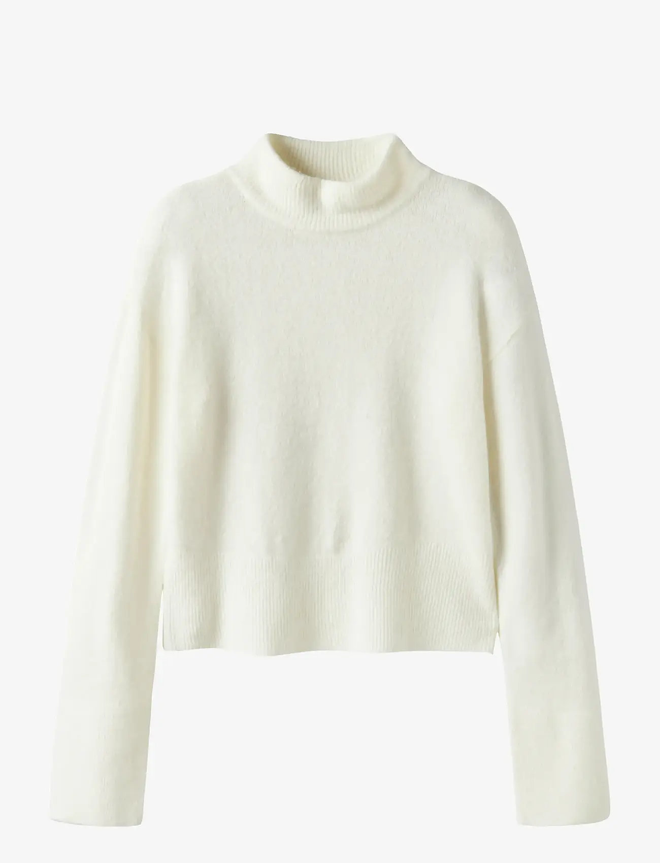 LMTD - NLFRIAA LS SHORT TURTLENECK KNIT - trøjer - antique white - 1