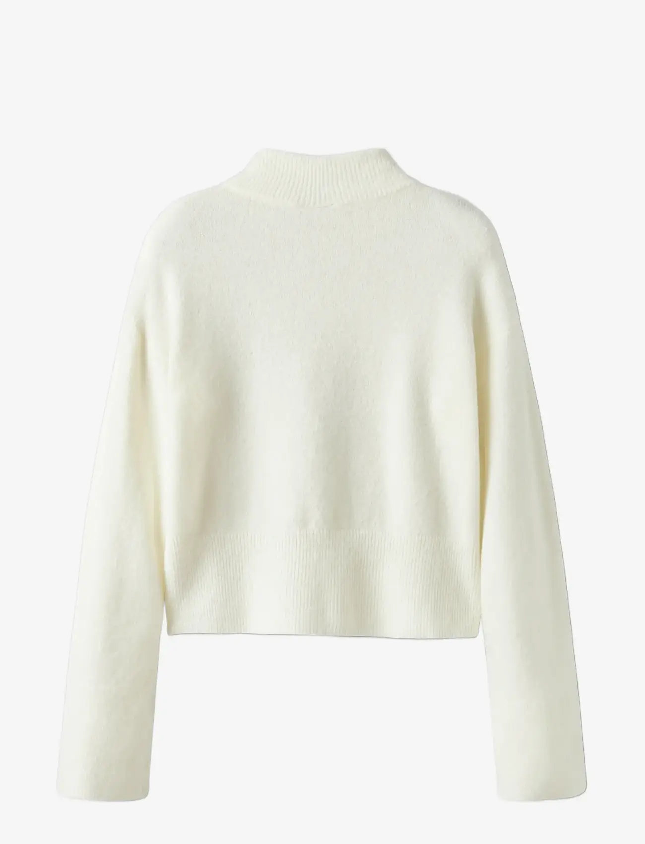LMTD - NLFRIAA LS SHORT TURTLENECK KNIT - trøjer - antique white - 2
