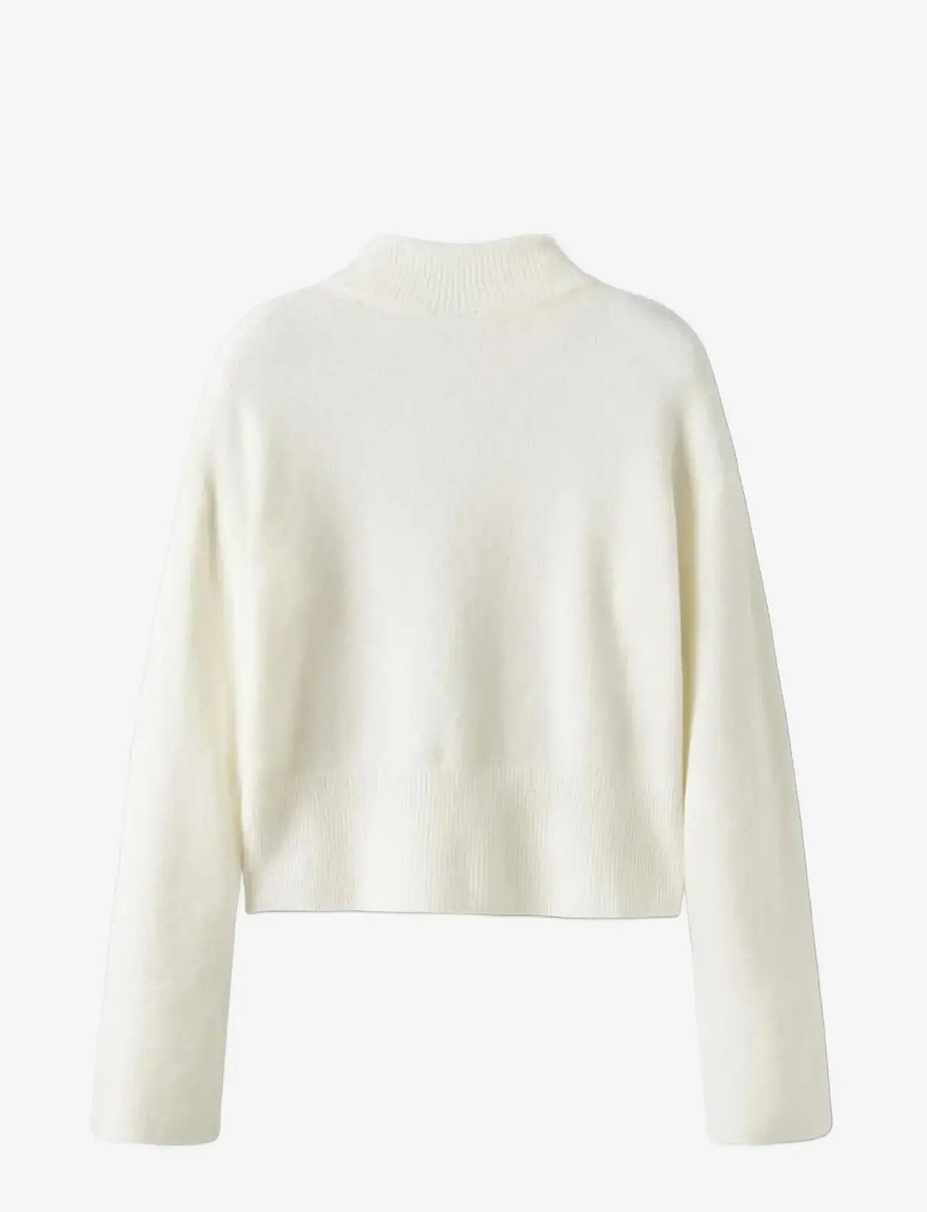 LMTD - NLFRIAA LS SHORT TURTLENECK KNIT - trøjer - antique white - 3