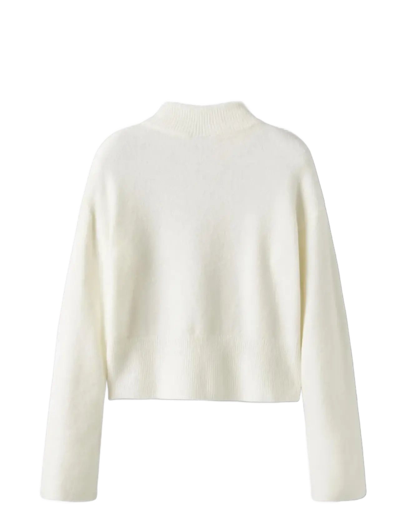 LMTD - NLFRIAA LS SHORT TURTLENECK KNIT - trøjer - antique white - 3