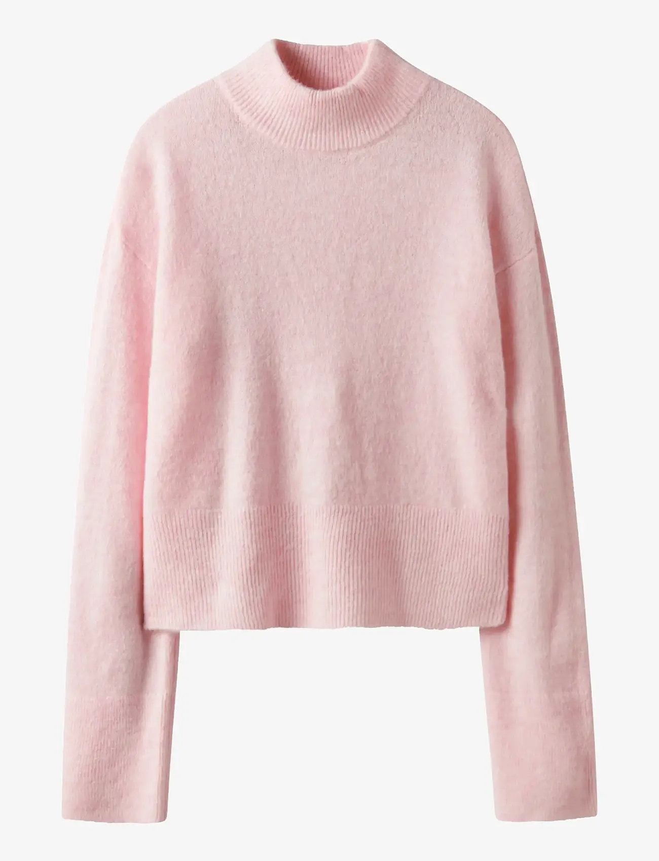 LMTD - NLFRIAA LS SHORT TURTLENECK KNIT - jumpers - crystal pink - 1