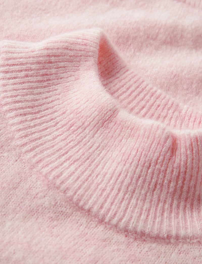 LMTD - NLFRIAA LS SHORT TURTLENECK KNIT - swetry - crystal pink - 4