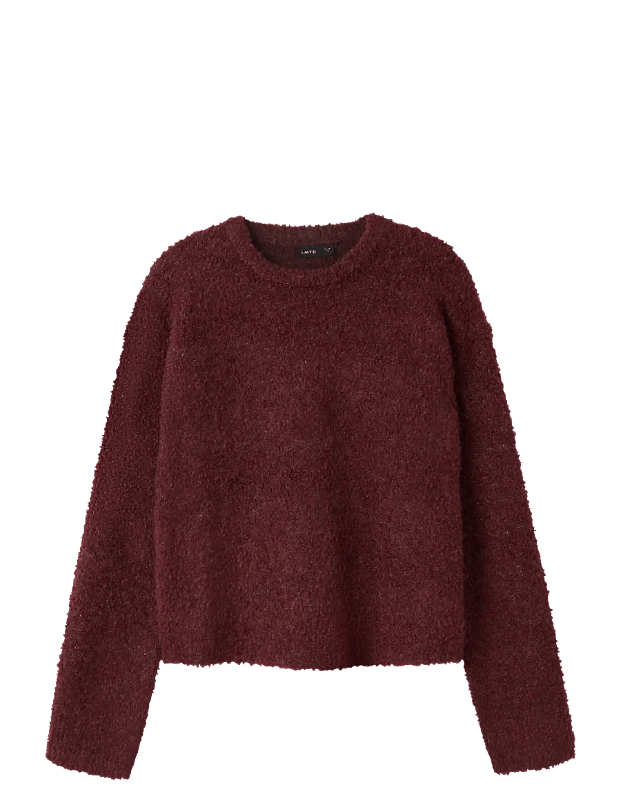 LMTD - NLFROUCLE LS SHORT KNIT - stickade tröjor - fig - 0