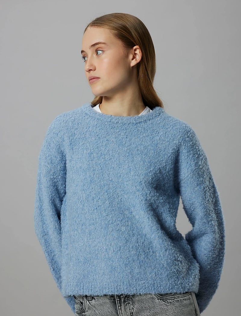 LMTD - NLFROUCLE LS SHORT KNIT - stickade tröjor - kentucky blue - 0