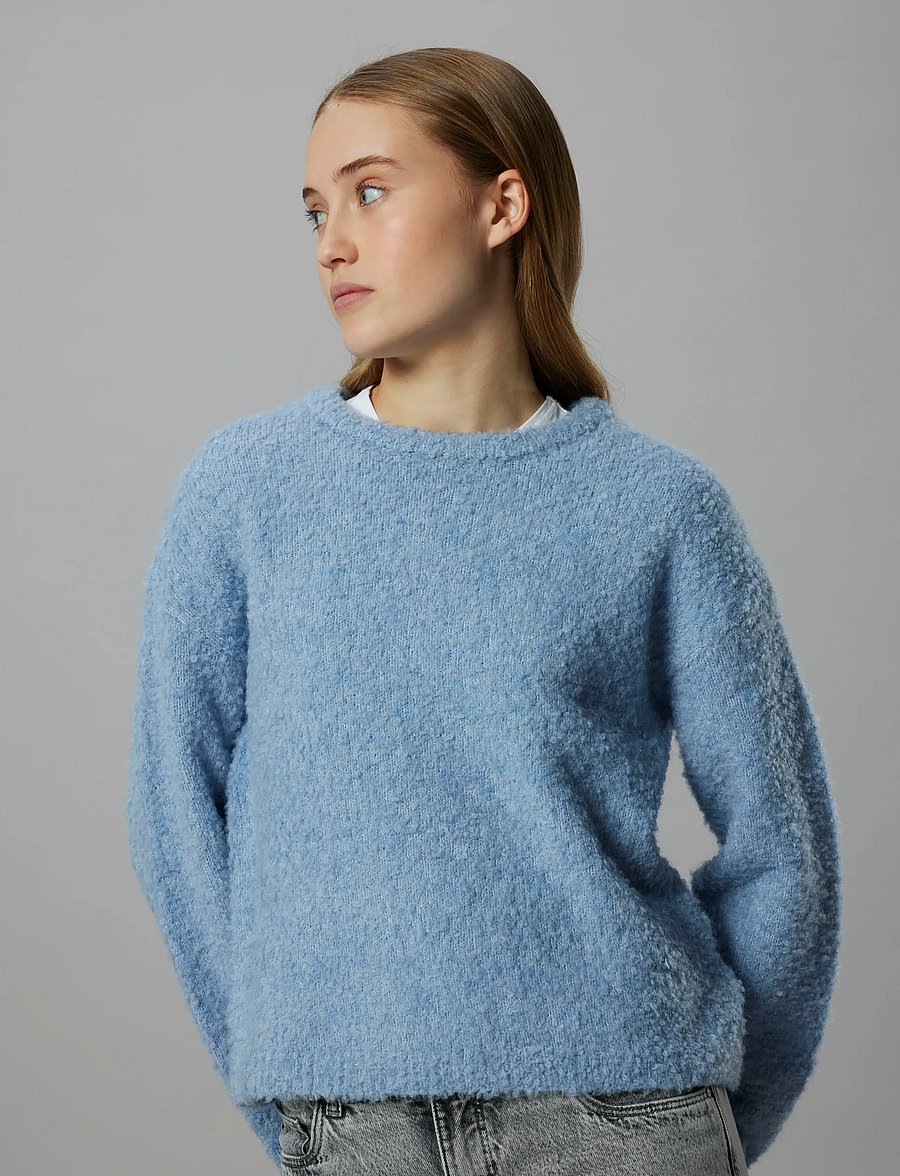 LMTD - NLFROUCLE LS SHORT KNIT - gensere - kentucky blue - 0