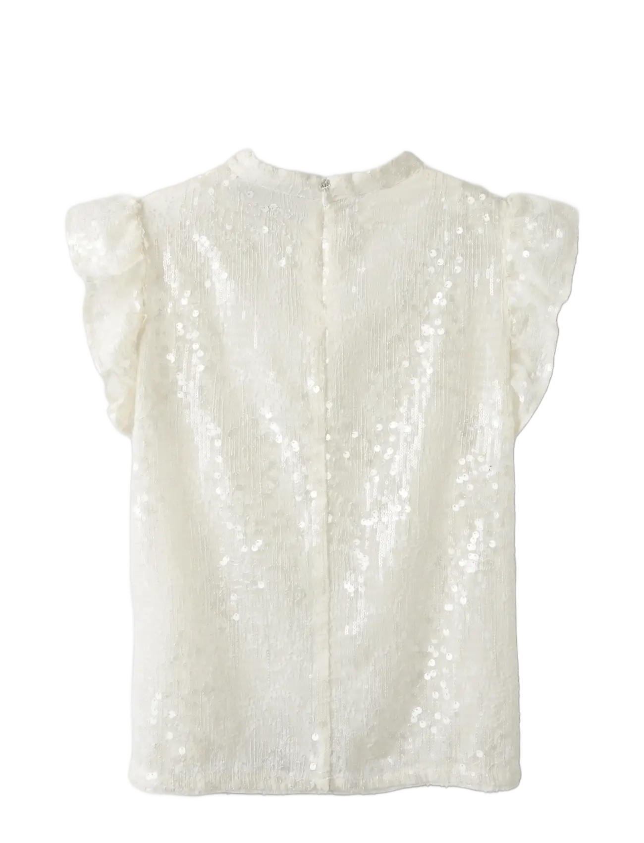 LMTD - NLFRISIANNA SL SHIRT - kurzärmlige hemden - white alyssum - 1