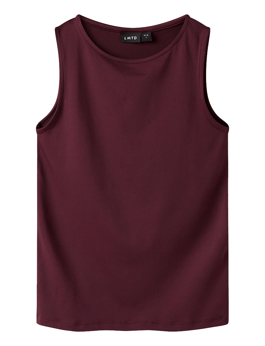 LMTD - NLFDINCI SL TIGHT NECK SHORT TOP - fig - 0
