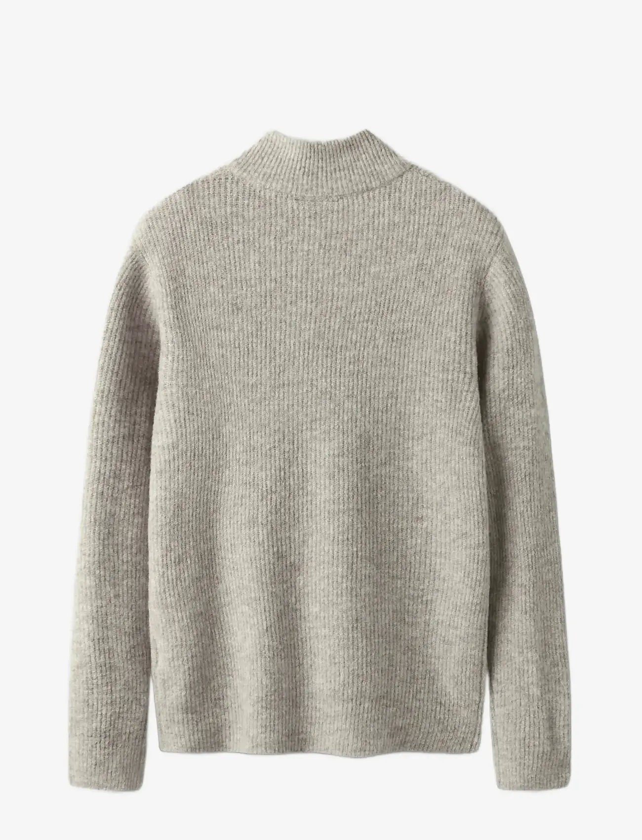 LMTD - NLMKLEAVE LS HALF ZIP KNIT - sügisesed riided - peyote melange - 1