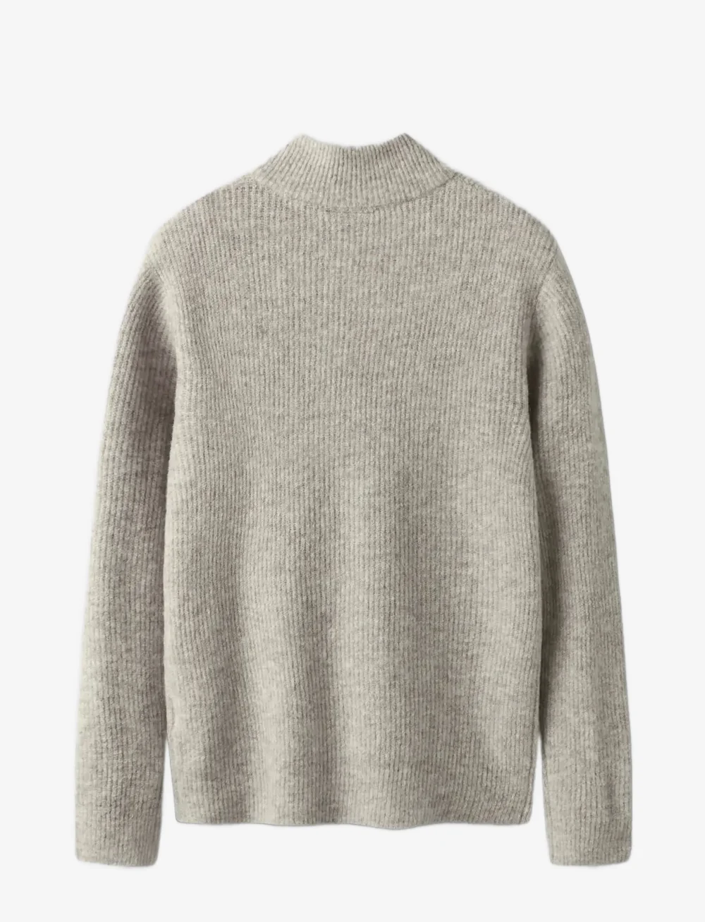 LMTD - NLMKLEAVE LS HALF ZIP KNIT - džemperiai - peyote melange - 2