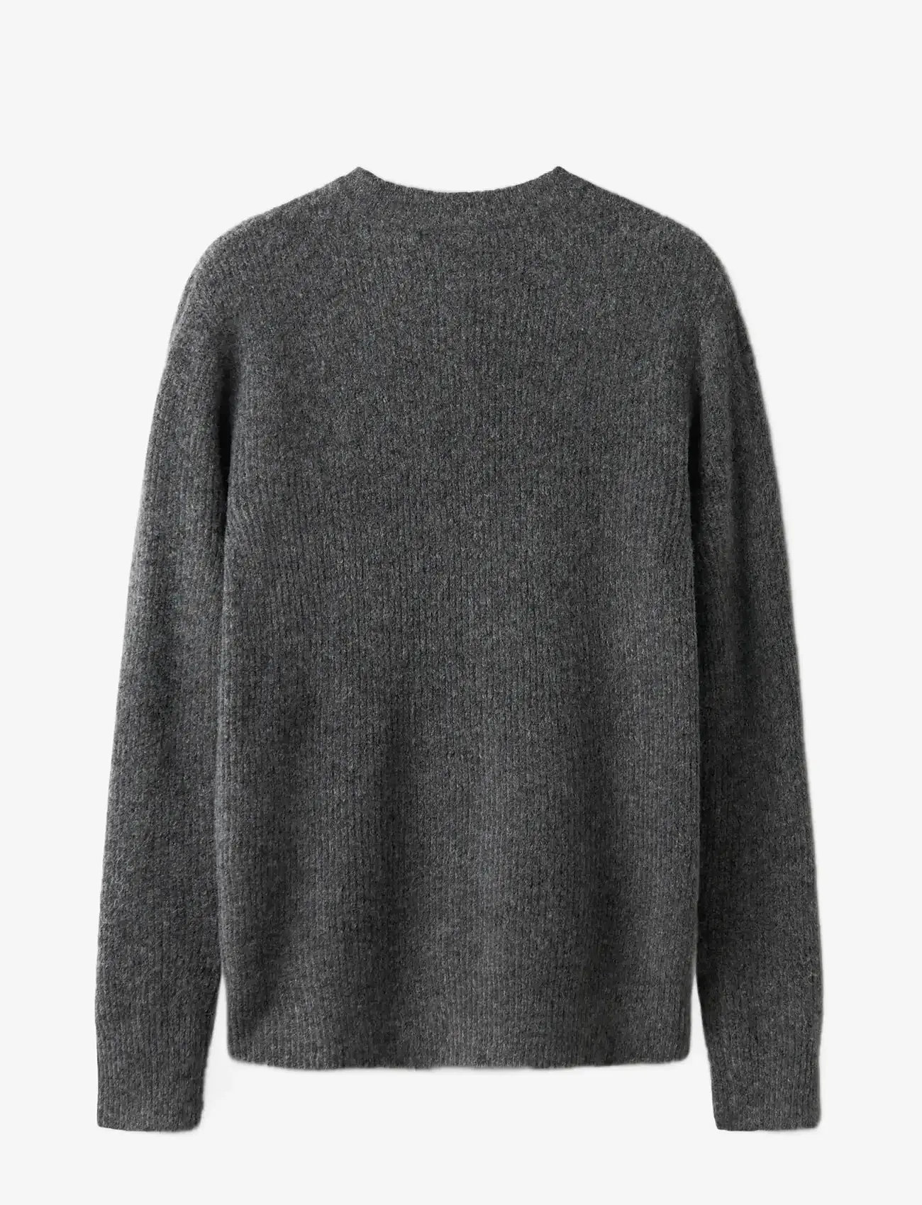 LMTD - NLMREAVE LS O-NECK KNIT - neulepuserot - dark grey melange - 2