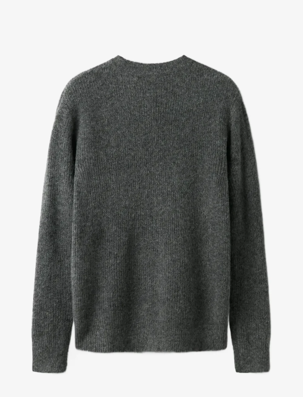 LMTD - NLMREAVE LS O-NECK KNIT - stickade tröjor - dark grey melange - 2