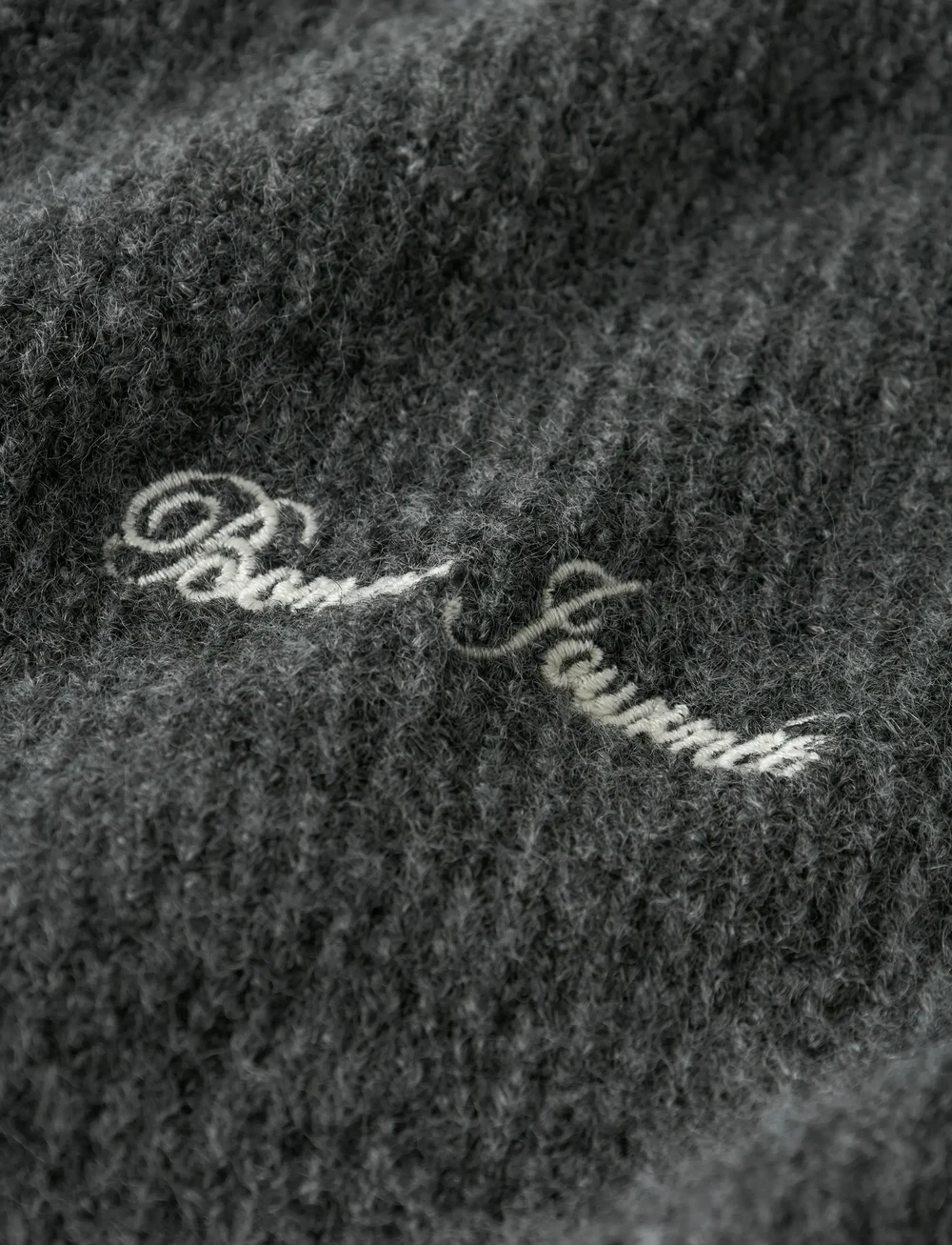 LMTD - NLMREAVE LS O-NECK KNIT - stickade tröjor - dark grey melange - 3