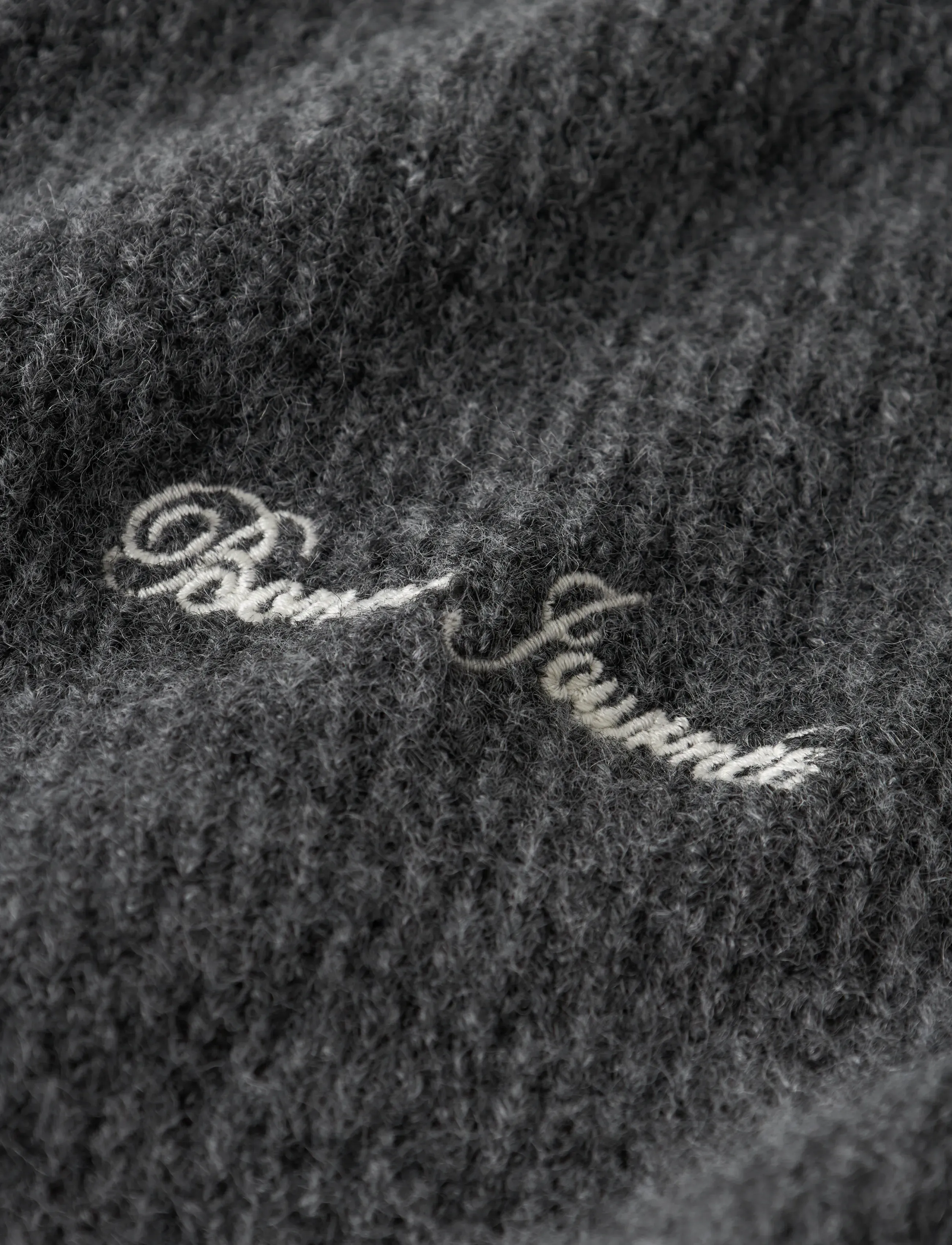 LMTD - NLMREAVE LS O-NECK KNIT - stickade tröjor - dark grey melange - 3