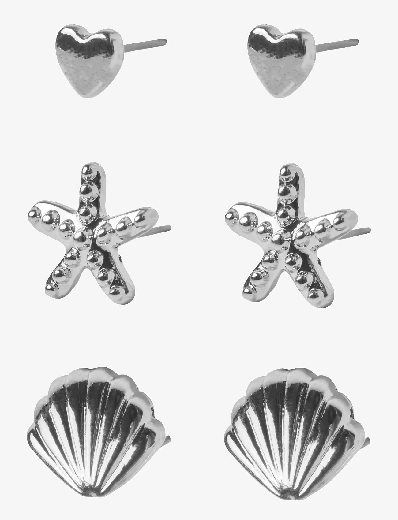 LMTD - NLFSEA 3P SMALL EARRINGS - Örhängen - silver - 0