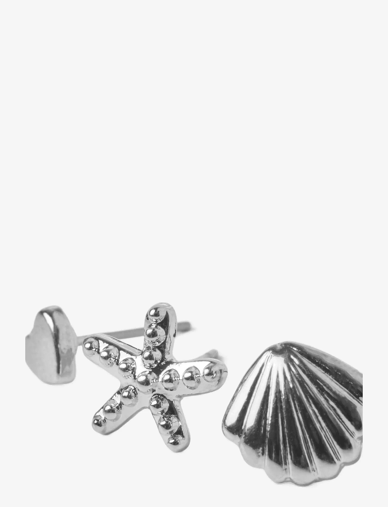 LMTD - NLFSEA 3P SMALL EARRINGS - Örhängen - silver - 1