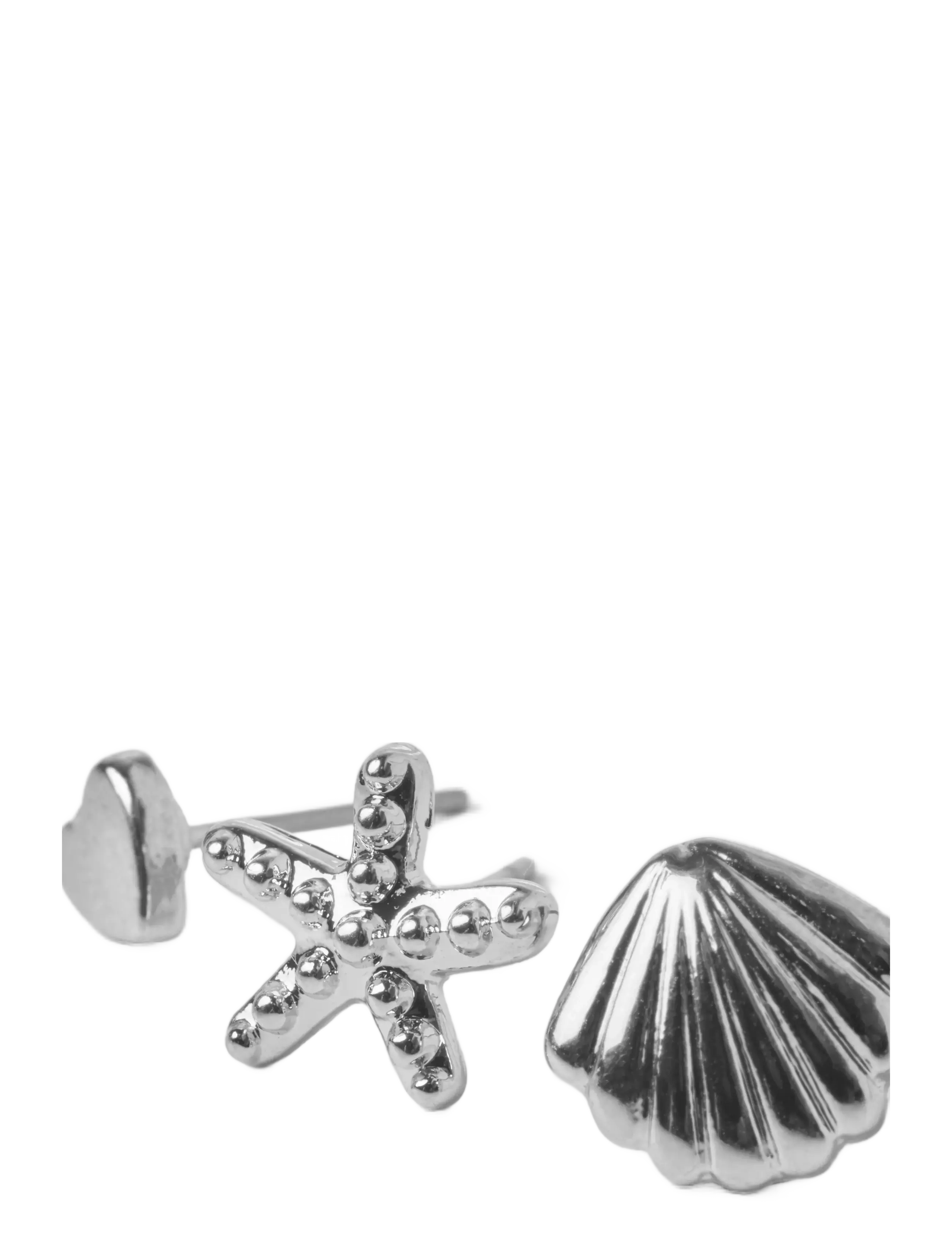 LMTD - NLFSEA 3P SMALL EARRINGS - madalaimad hinnad - silver - 1