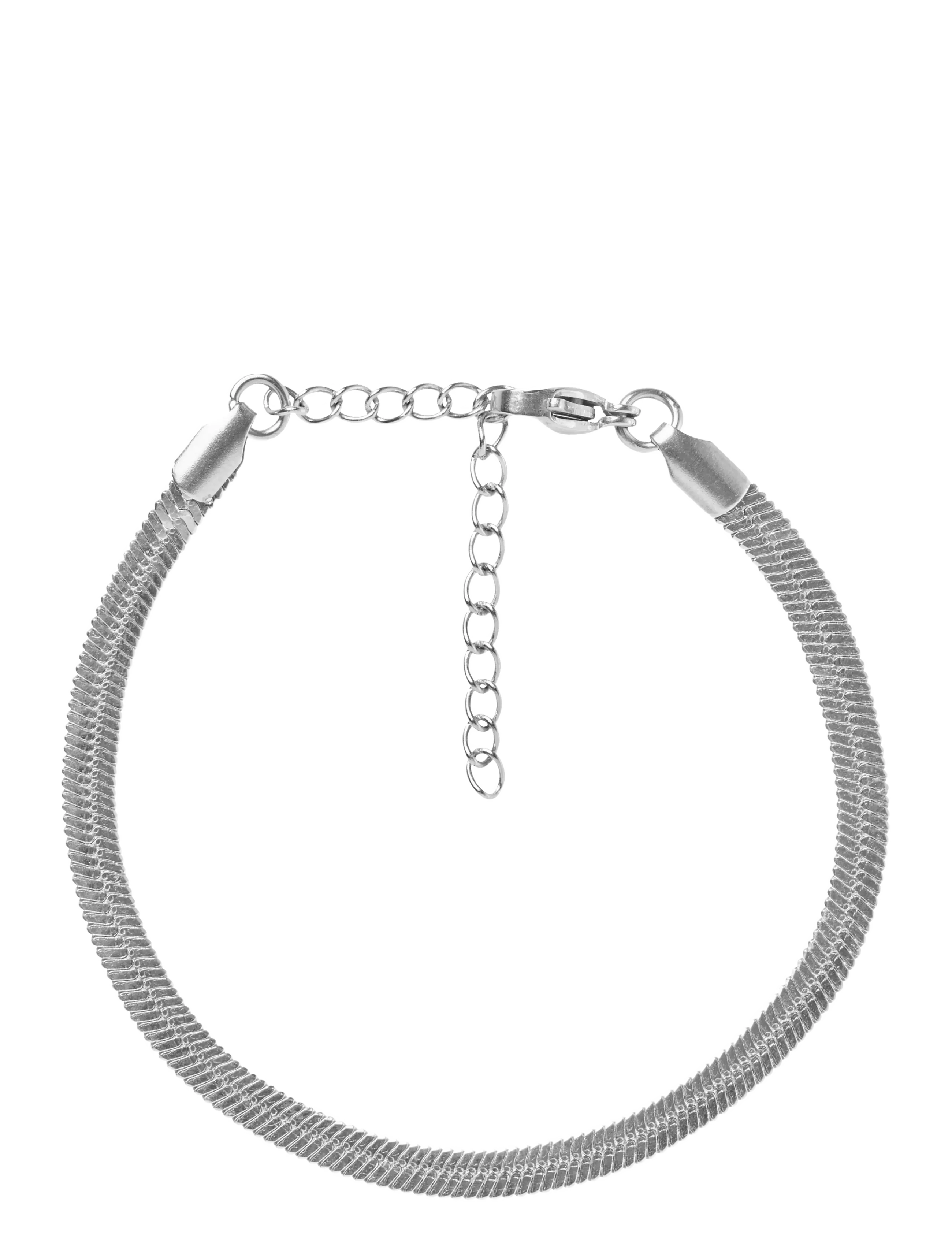 LMTD Nlfflat Bracelet, One Size, Kids Jewellery, Silber - Bracelets, Kinder