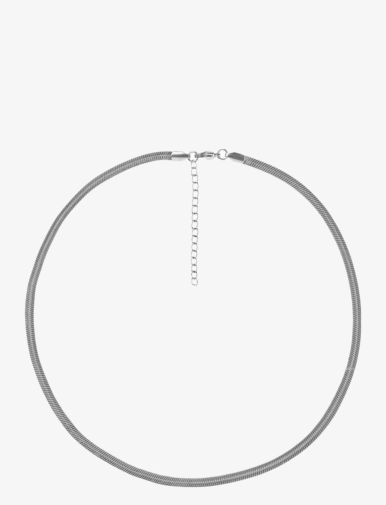 LMTD - NLFFLAT NECKLACE - halsketten - silver - 0