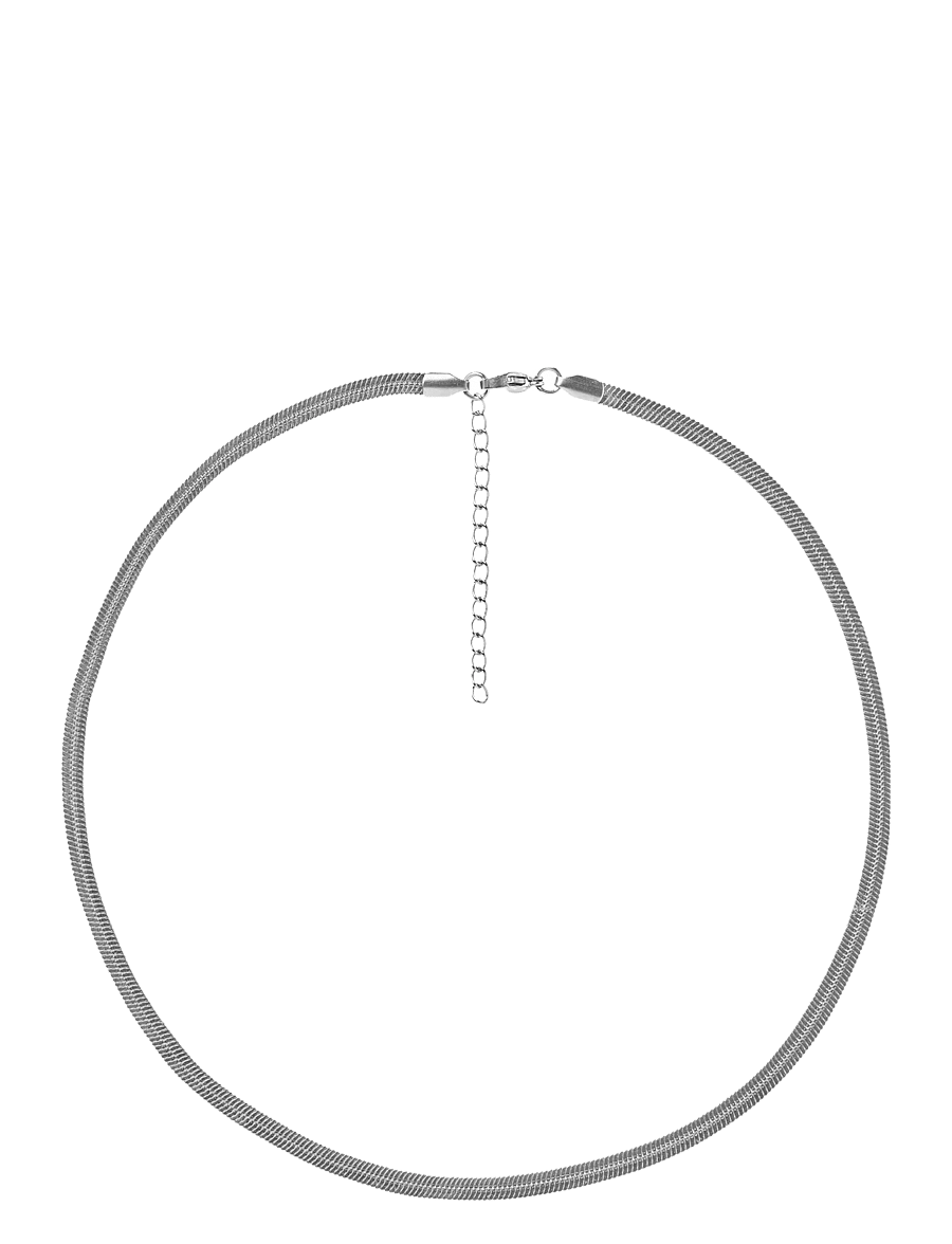 LMTD - NLFFLAT NECKLACE - halsketten - silver - 0