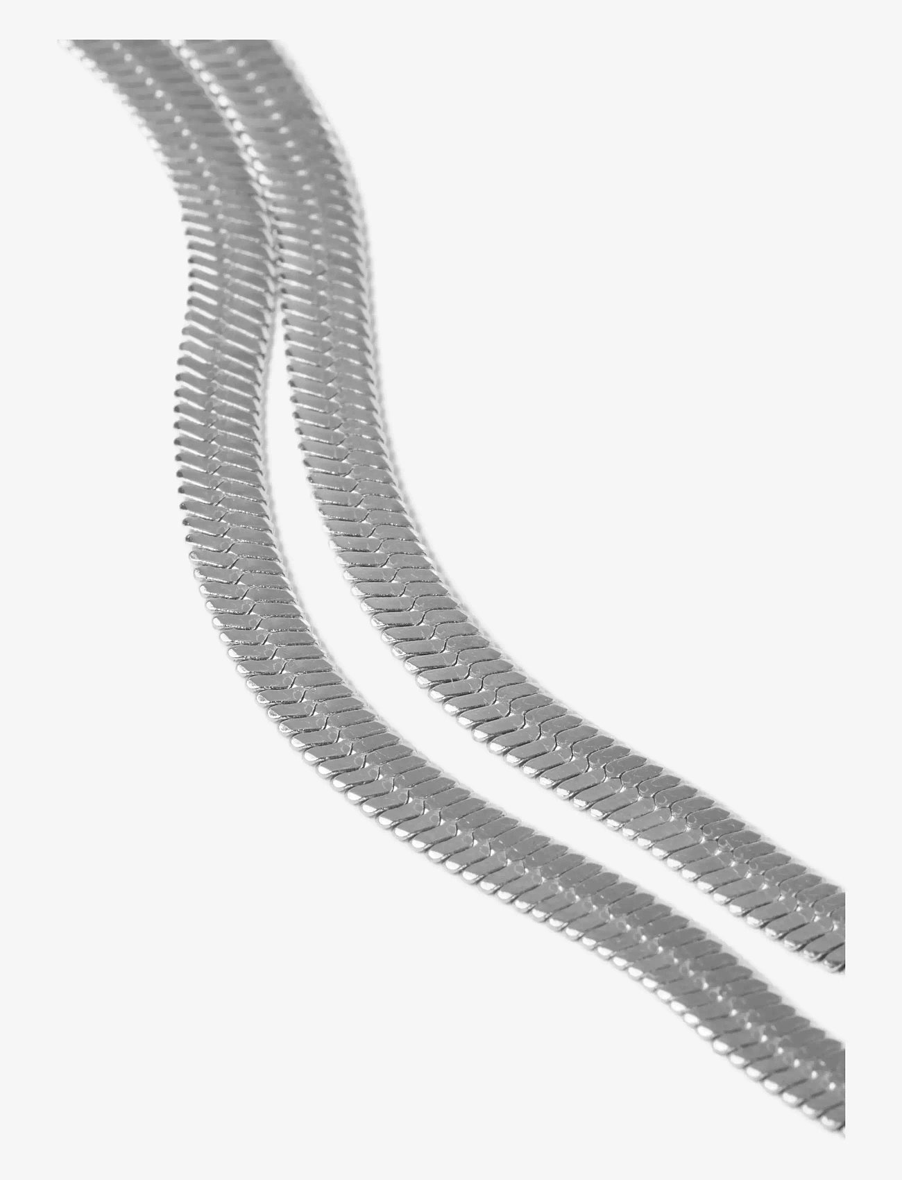 LMTD - NLFFLAT NECKLACE - halsketten - silver - 1