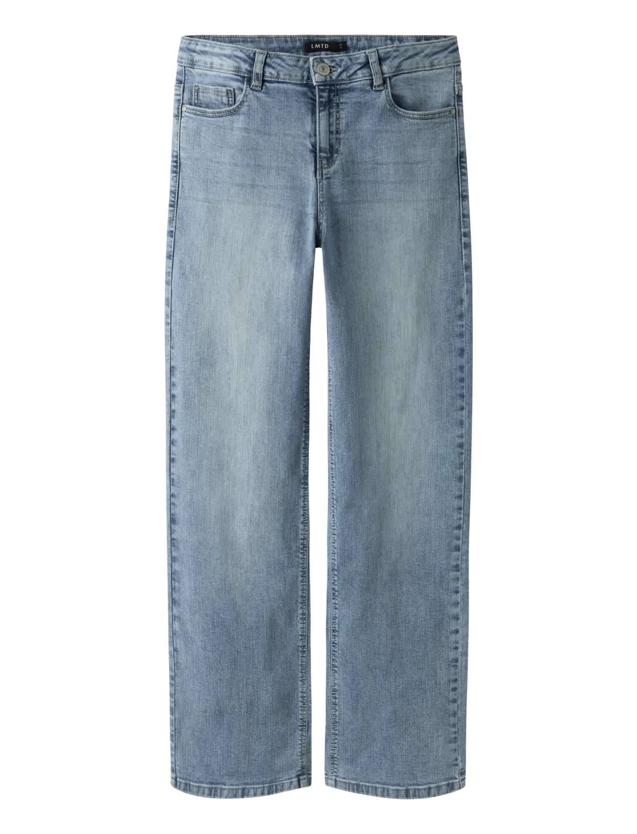 LMTD NLFBLI DNM NW R WIDE PANT NOOS - Nederdelar - LIGHT BLUE DENIM / blue