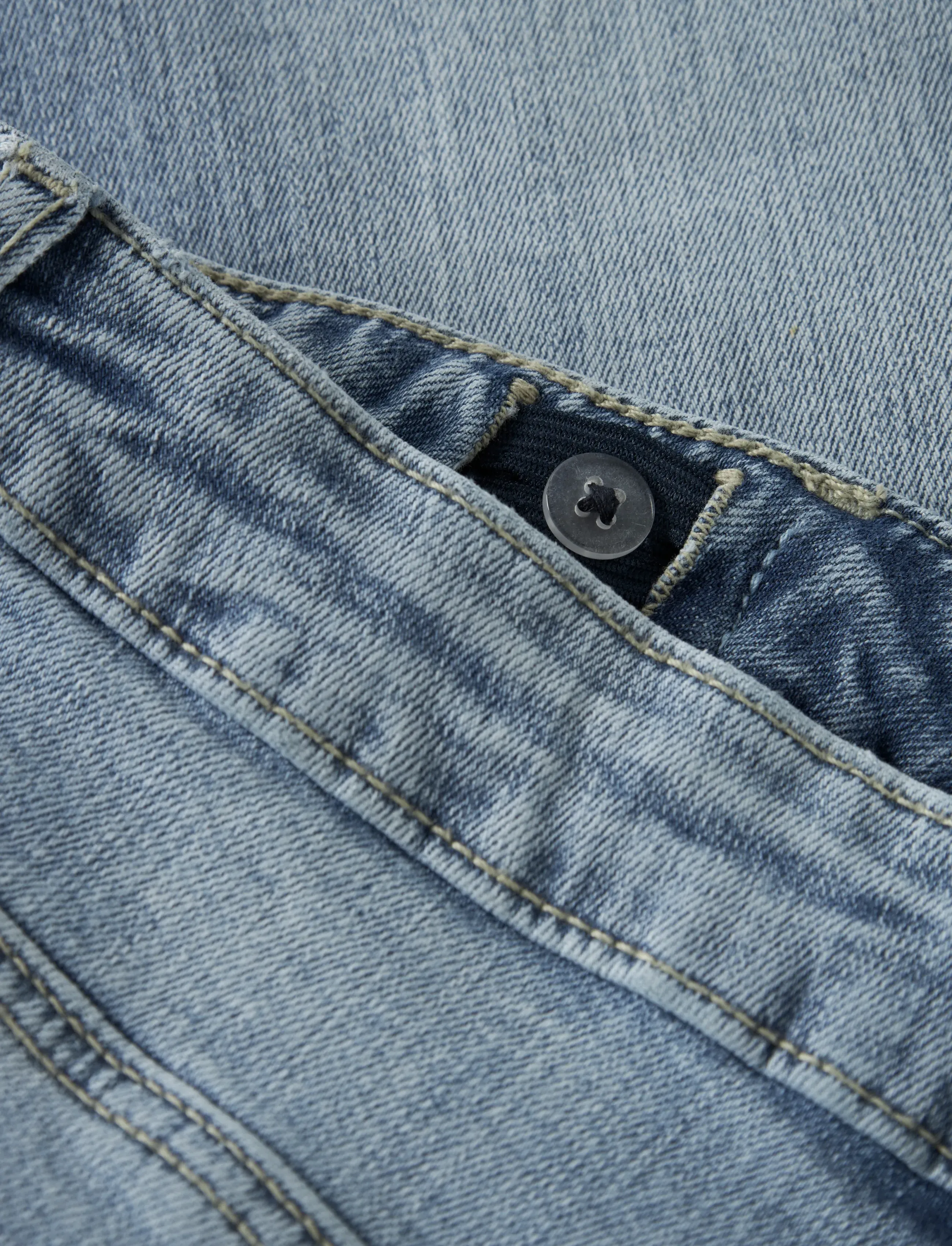 LMTD - NLFBLI DNM NW R WIDE PANT NOOS - brede jeans - light blue denim - 4