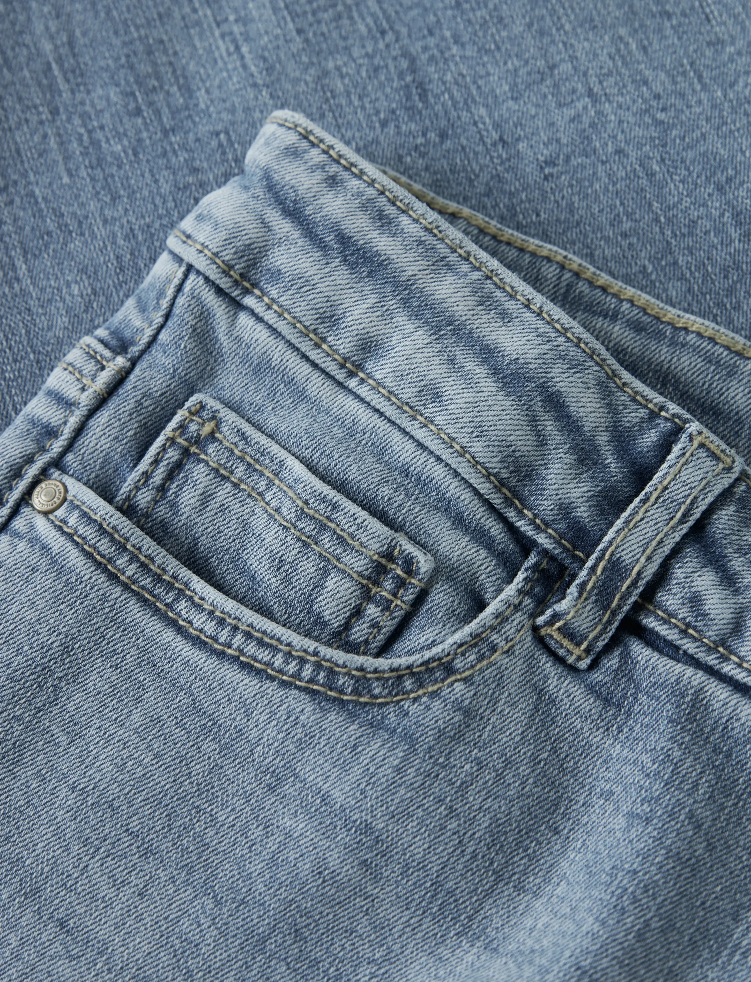 LMTD - NLFBLI DNM NW R WIDE PANT NOOS - brede jeans - light blue denim - 5